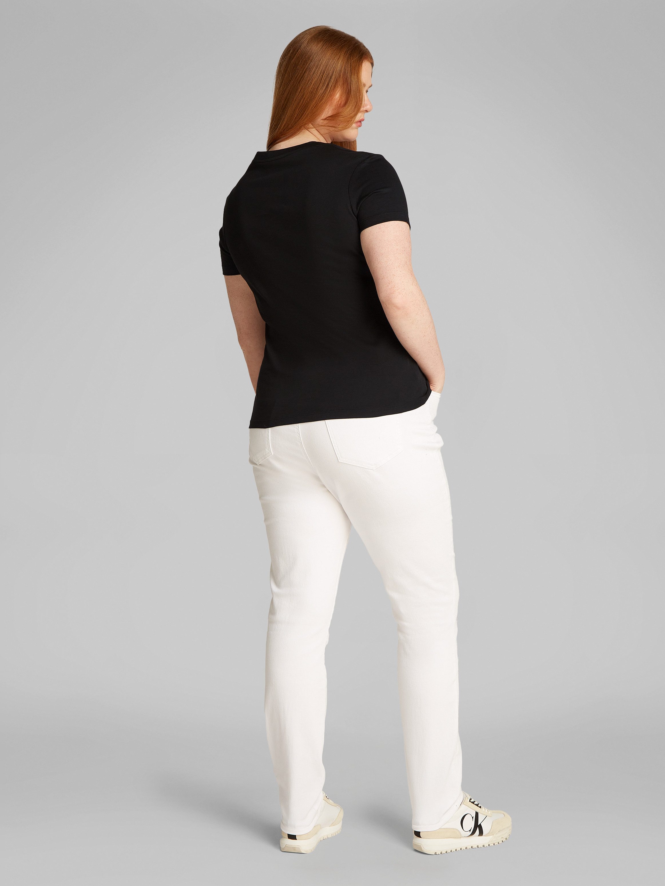 Calvin Klein Jeans Plus T-shirt PLUS INSTIT GRAPHIC SLIM TEE