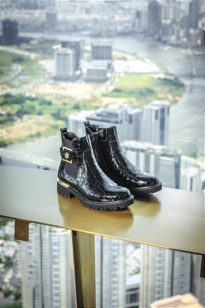 Remonte Chelsea-boots blokhak, laarzen, enkellaars met praktische binnenrits