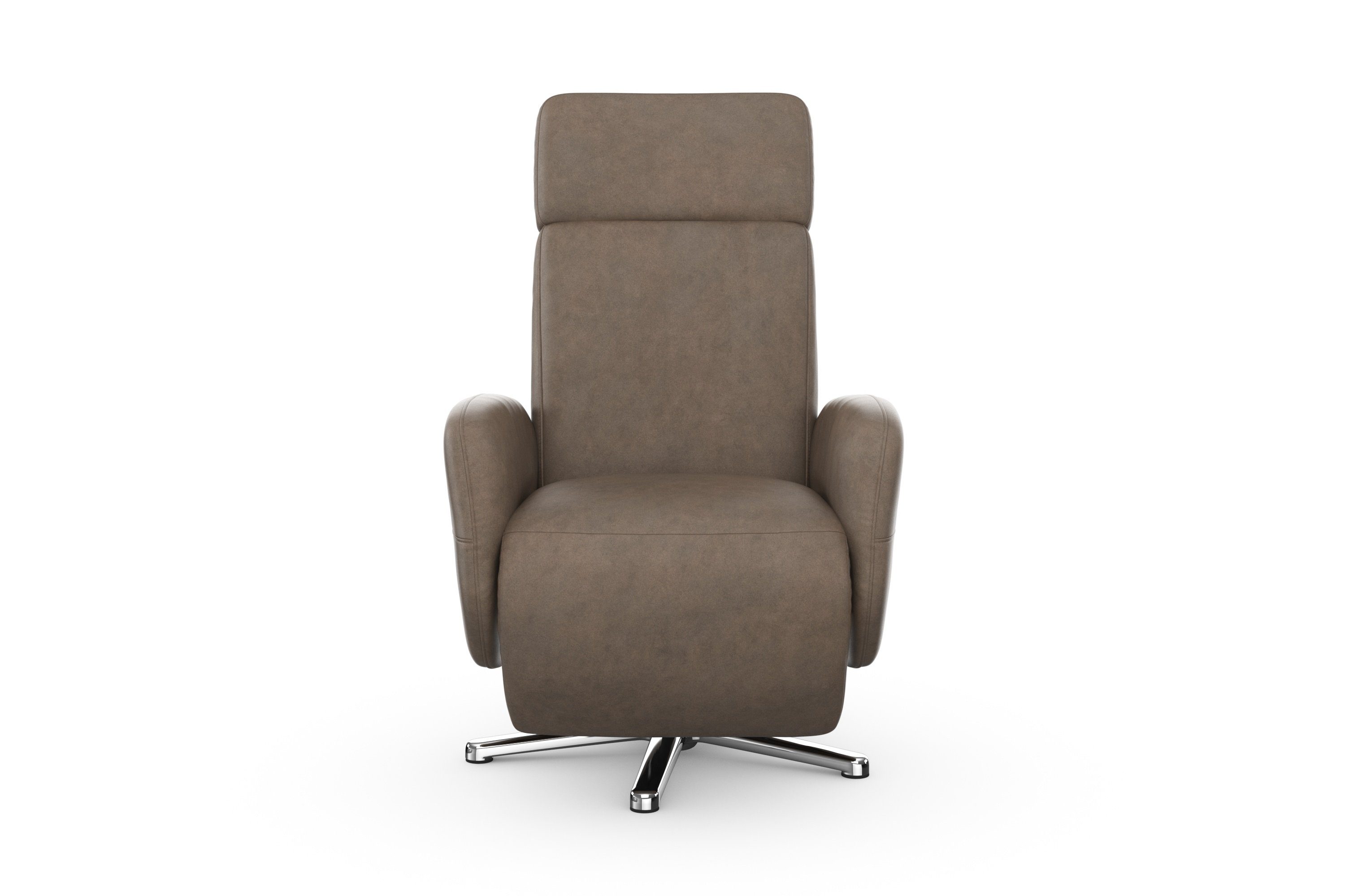 sit&more Relaxfauteuil Grenoble, incl. hoofdsteunverstelling en bekabelde afstandsbediening