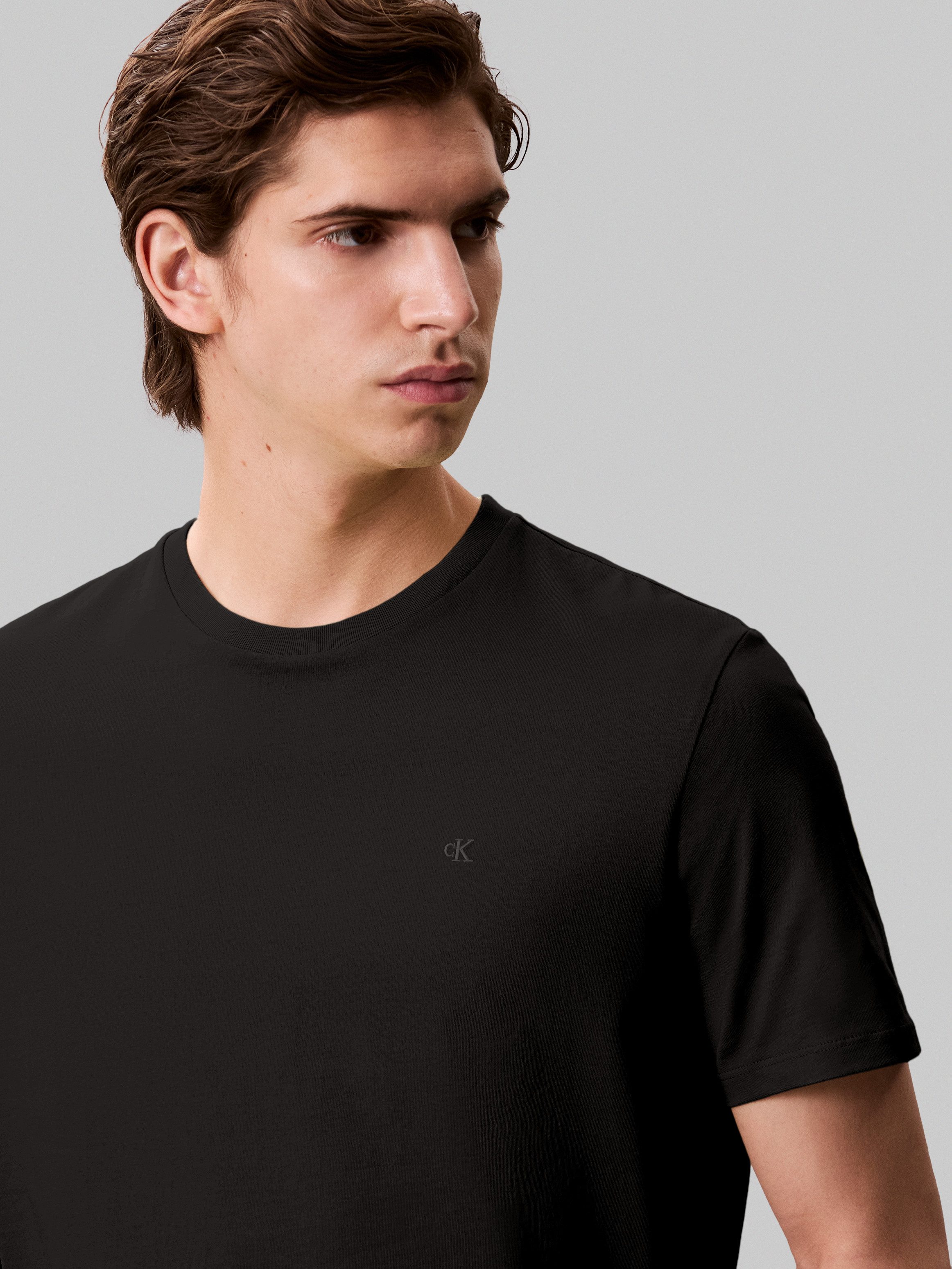 Calvin Klein T-shirt SS SMOOTH CTTN SOLID CREWNK TEE