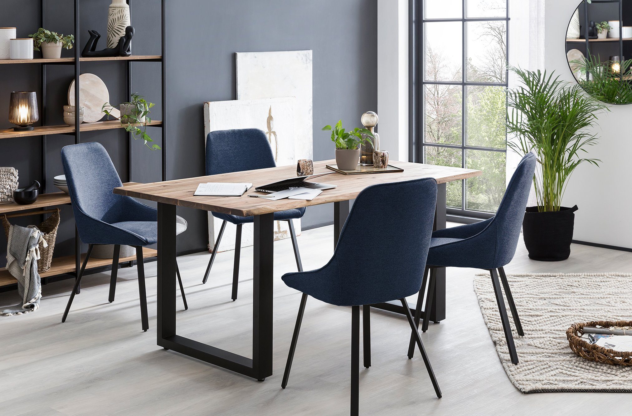 SalesFever Eetkamerstoel H 87 cm/ B 51 cm/ D 47 cm (set, 2 stuks)