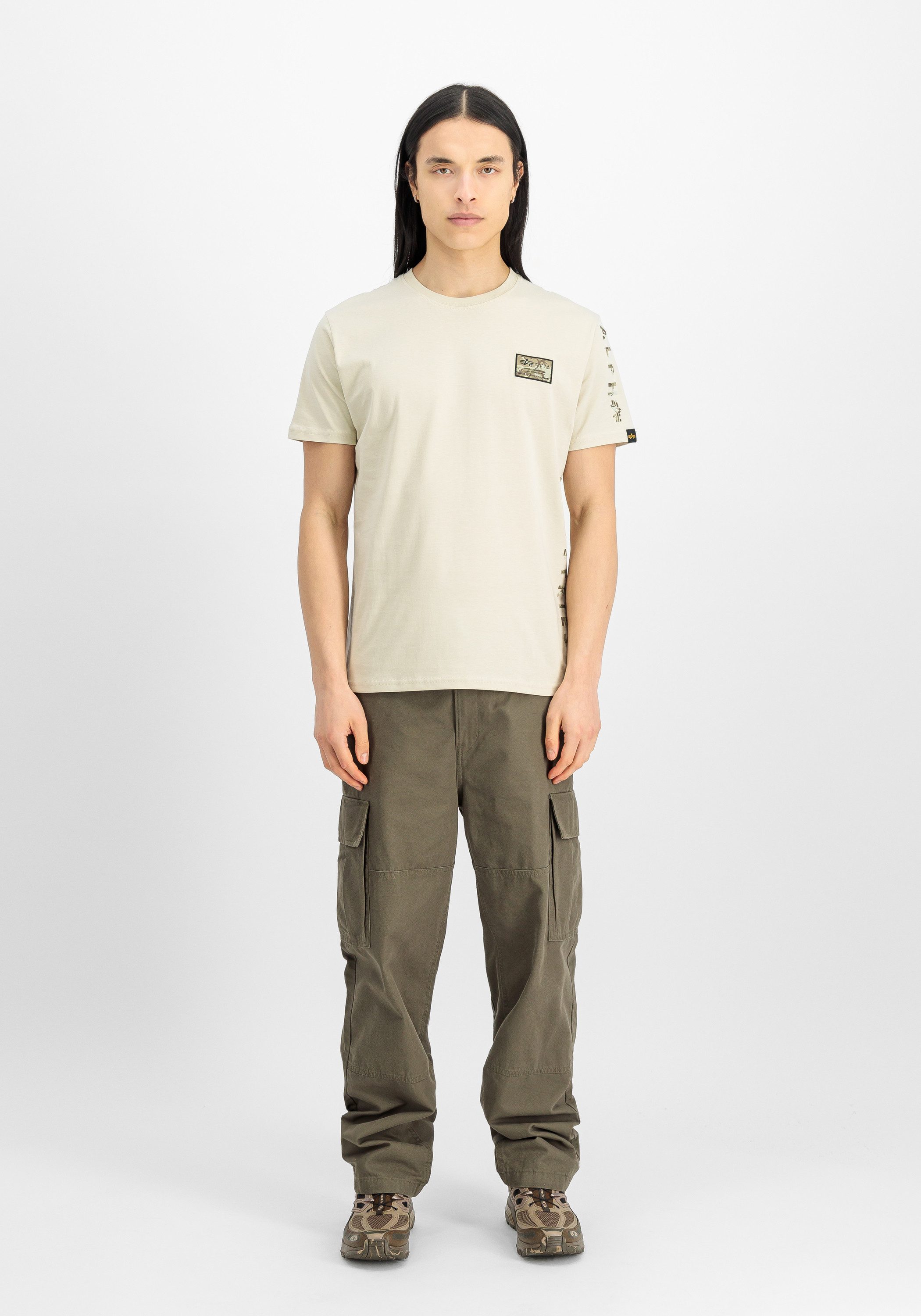 Alpha Industries T-shirt Alpha Industries Men - T-Shirts Camo Sleeve T