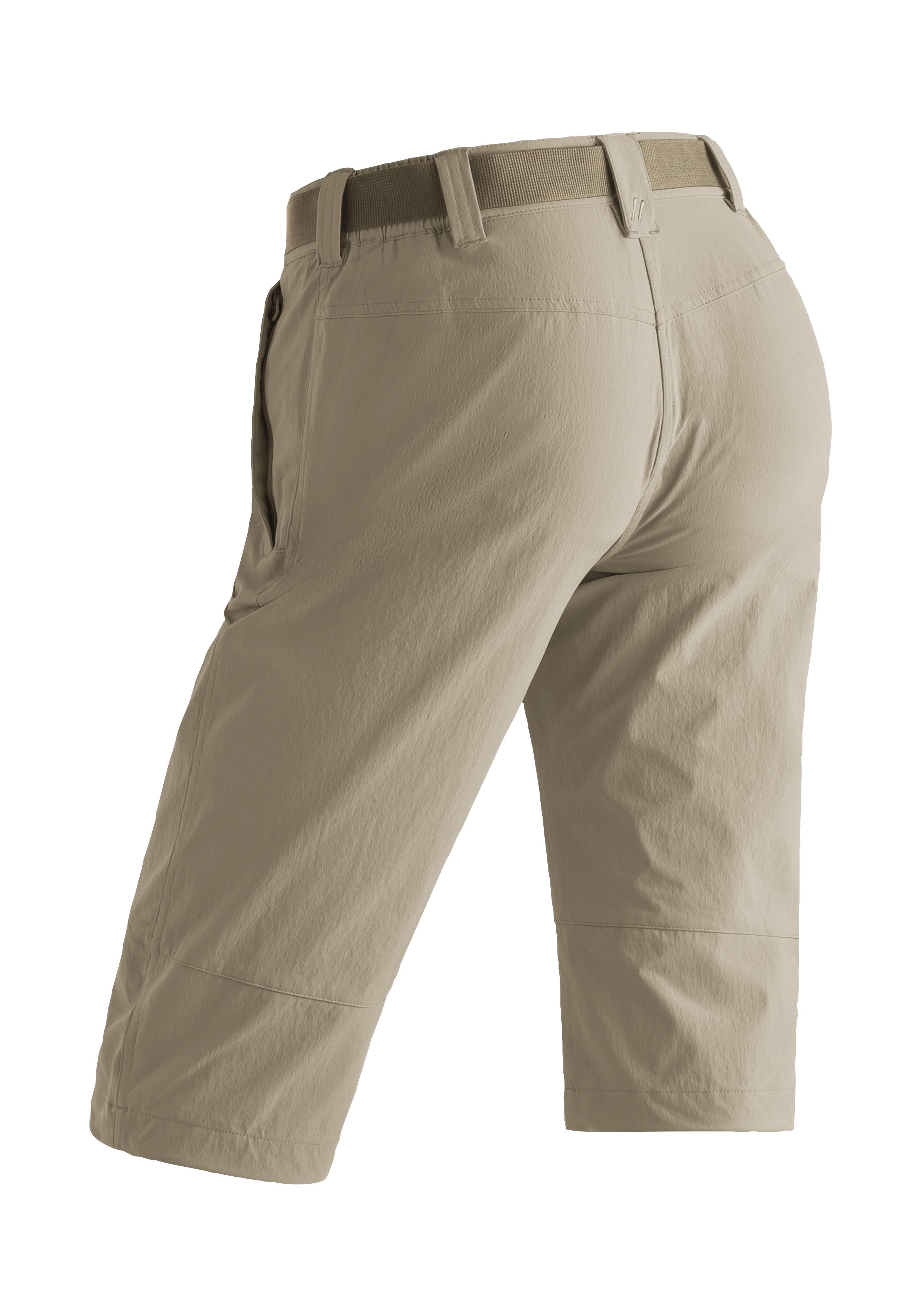 Maier Sports Capribroek Kluane Dames shorts, korte wandelbroek, outdoorbroek met 2 zakken, regular fit