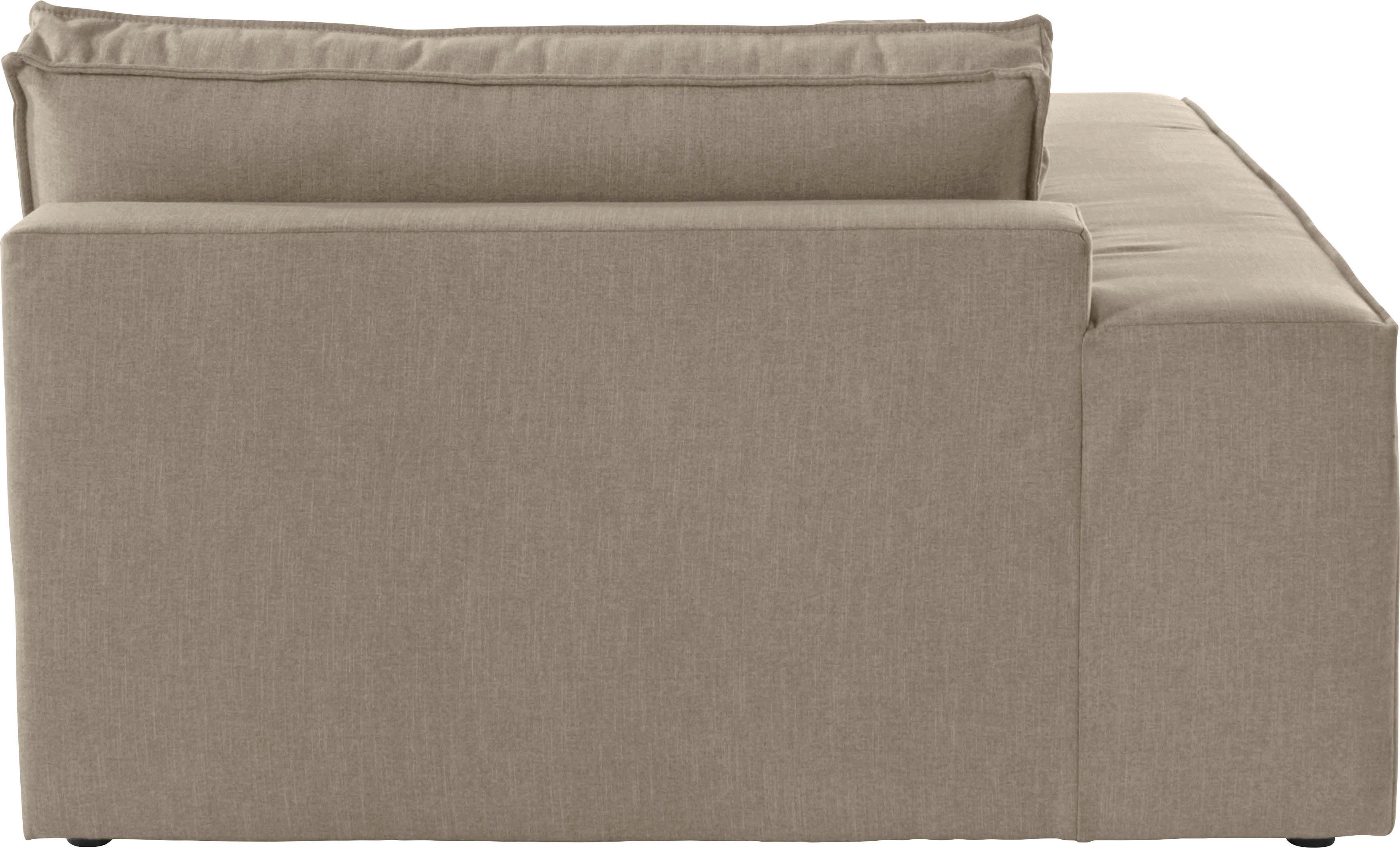 RAUM.ID Sofaelement Enid als deel van een modulaire bank, stevig zitcomfort