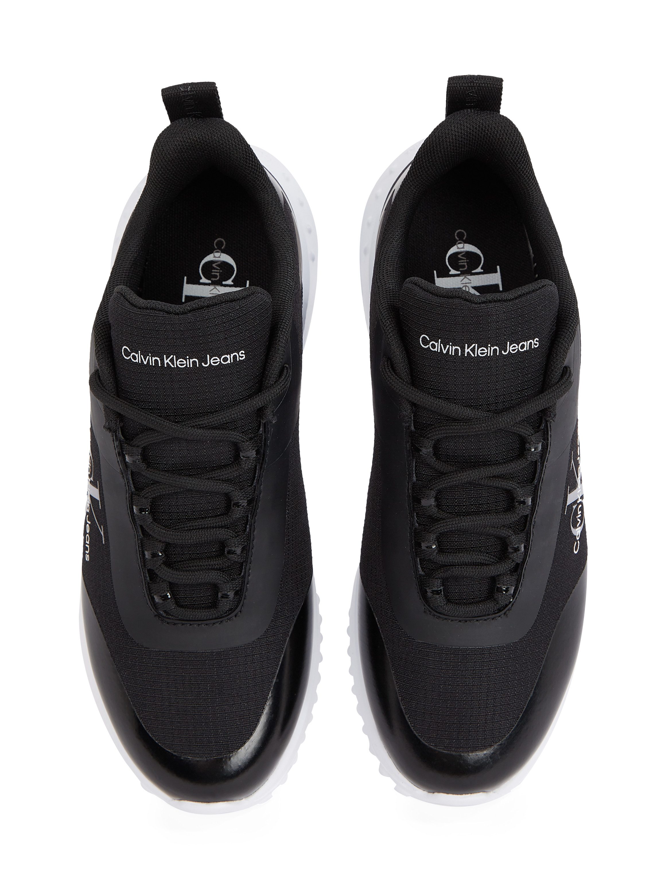 Calvin Klein Sneakers EVA RUNNER LOW LACE MIX ML WN vrijetijdsschoen, lage schoen, veterschoen met lichte loopzool