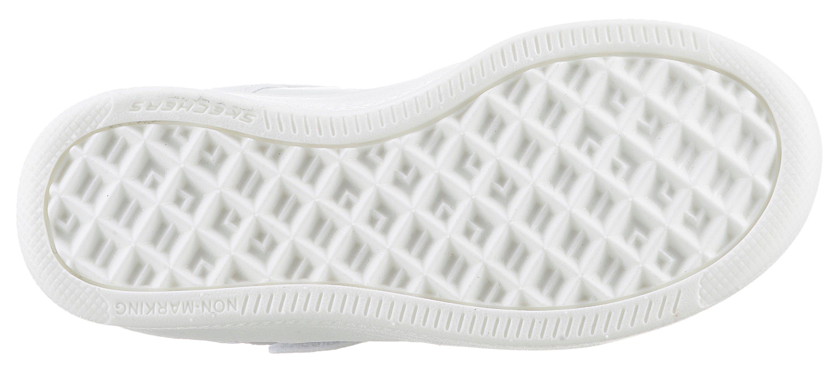 Skechers Sneakers Knipperschoen SPORT COURT 92- SHOW MADDOX veterschoen met knipperfunctie, maat sjabloon om te downloaden