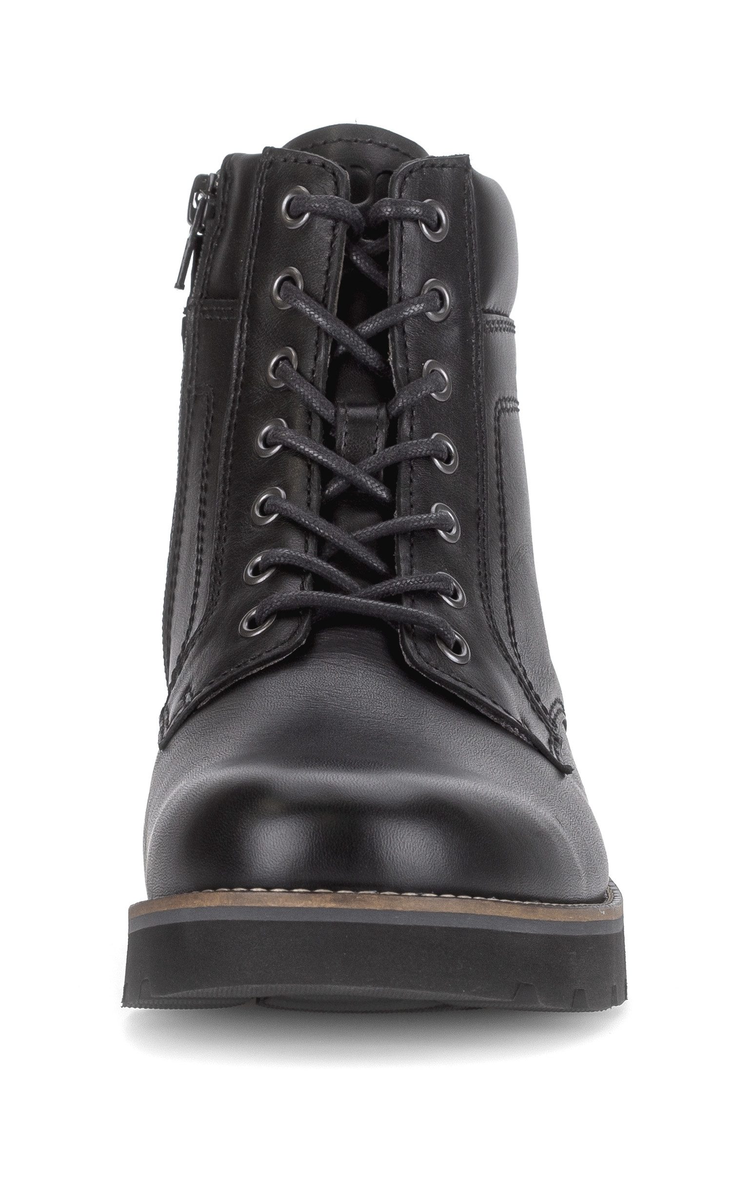 Pius Gabor Veterschoenen , blokhak, comfortschoen, gewatteerde schachtrand, g-wijdte (=wijd)