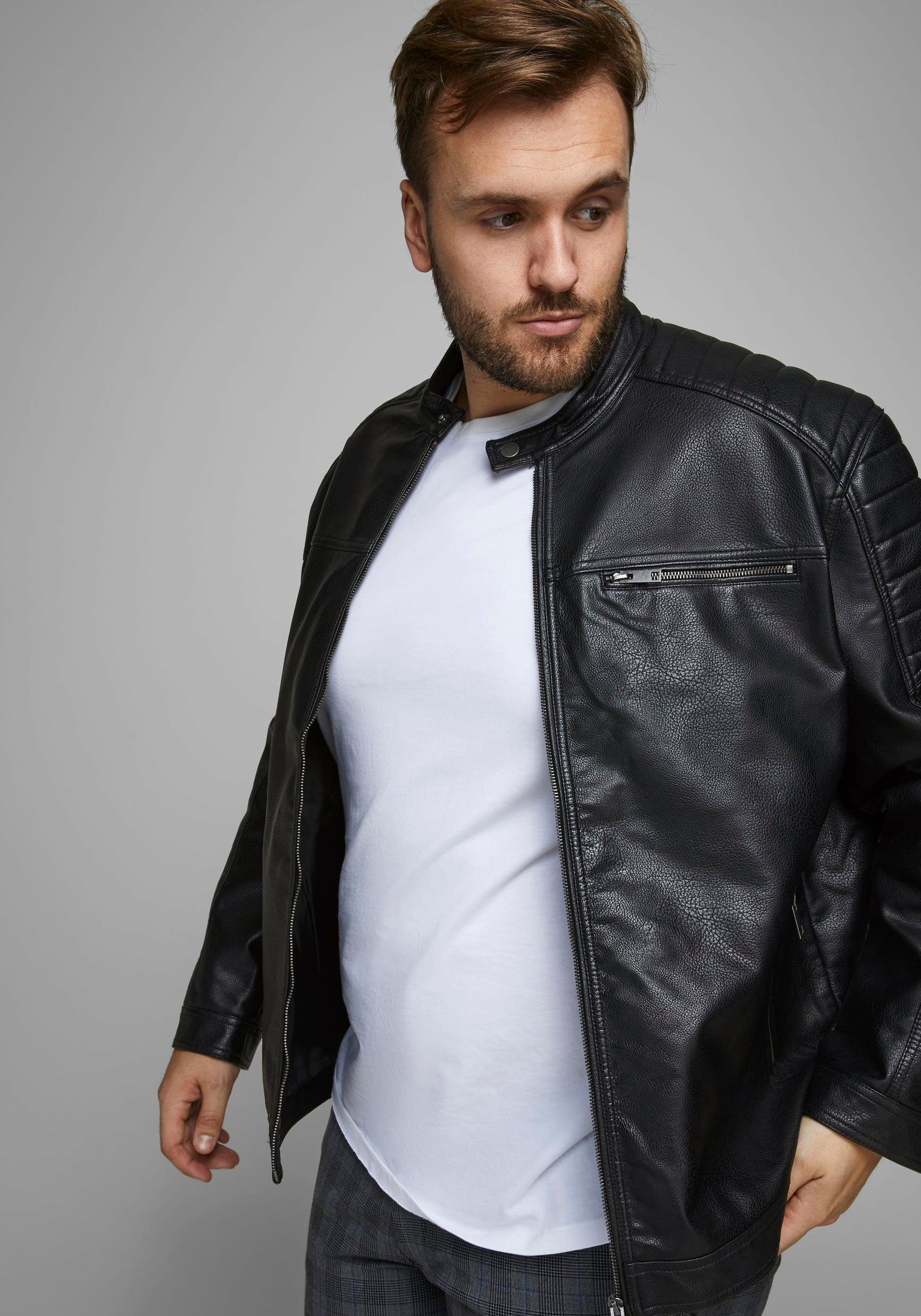 Jack & Jones PlusSize Bikerjack ROCKY JACKET