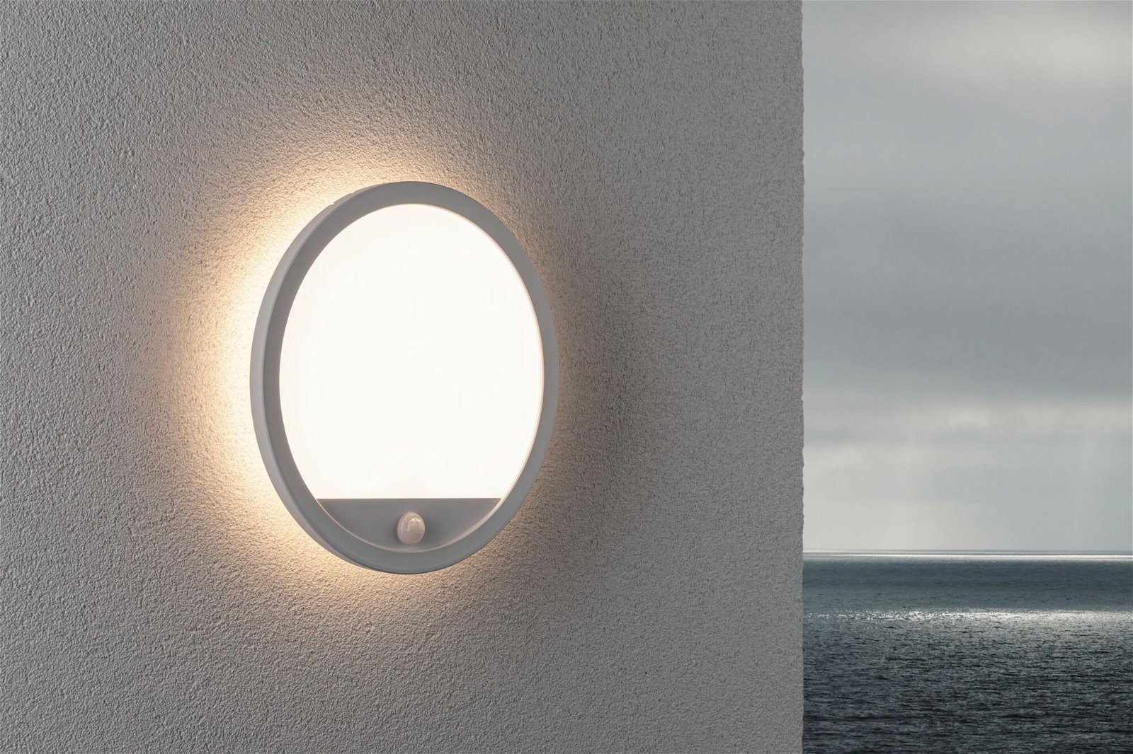 Paulmann Led-wandlamp voor buiten Buitenpaneel Lamina rond 280mm 3000K 14,5W 1200lm 230V kunststof (1 stuk)