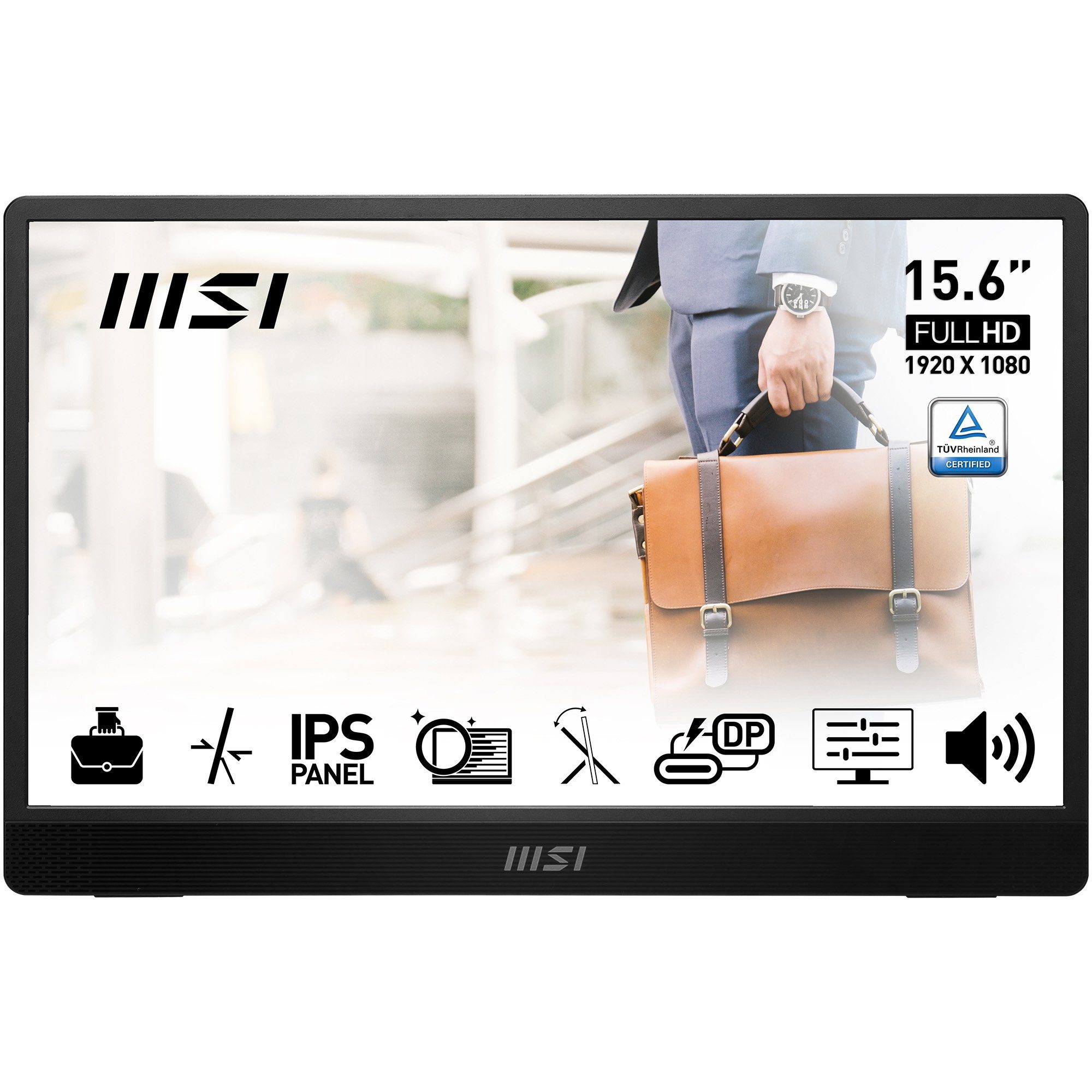 MSI Ledscherm PRO MP161 E2, 40 cm / 16", Full HD