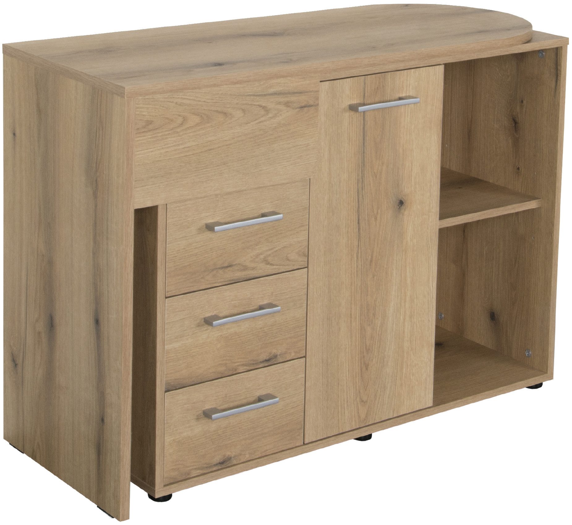 VOGL Möbelfabrik Bureau draaibaar tafelblad, ruimtebesparend, made in germany
