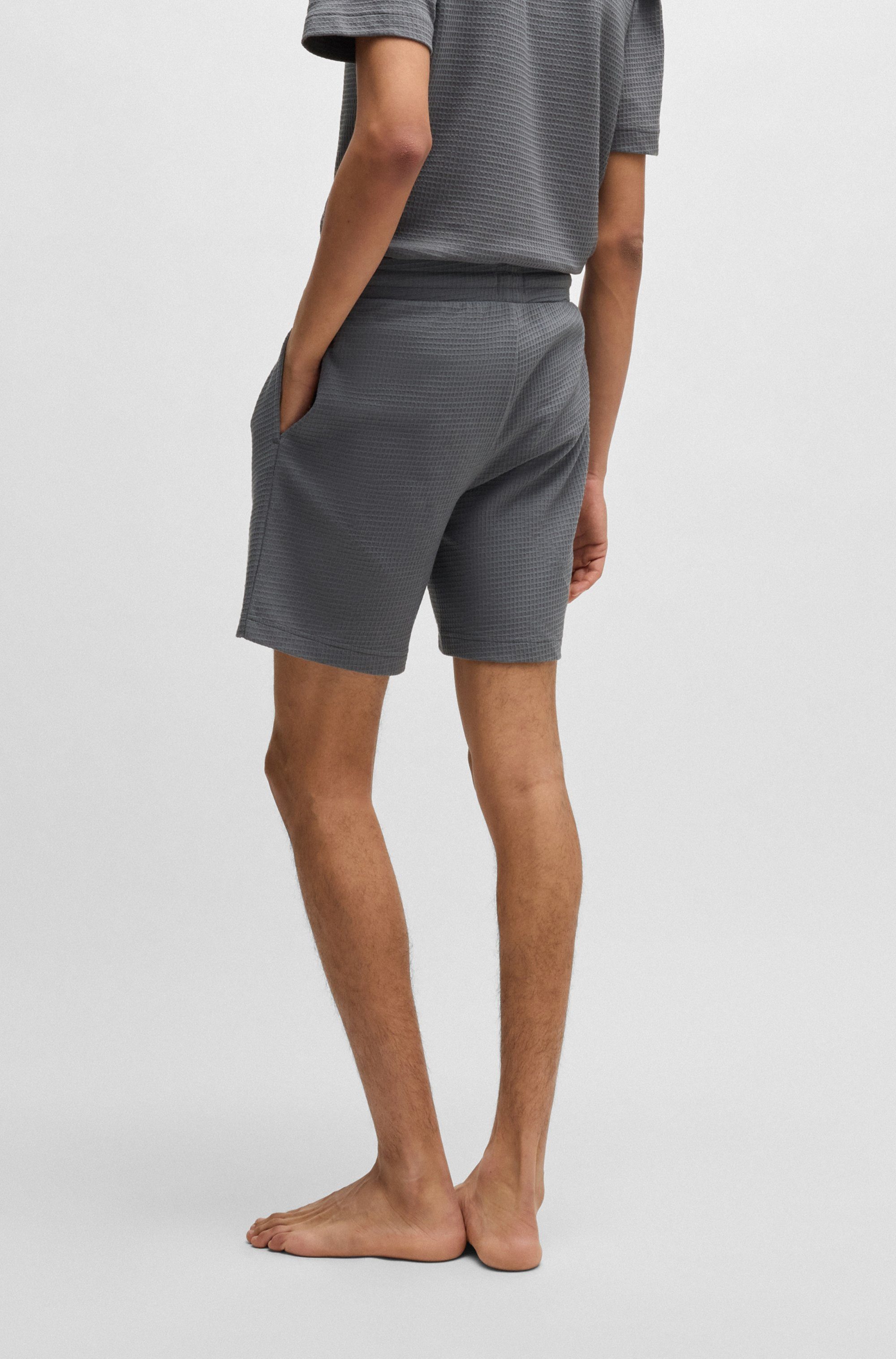 HUGO underwear Pyjamashort Austin Short met een rijgkoord