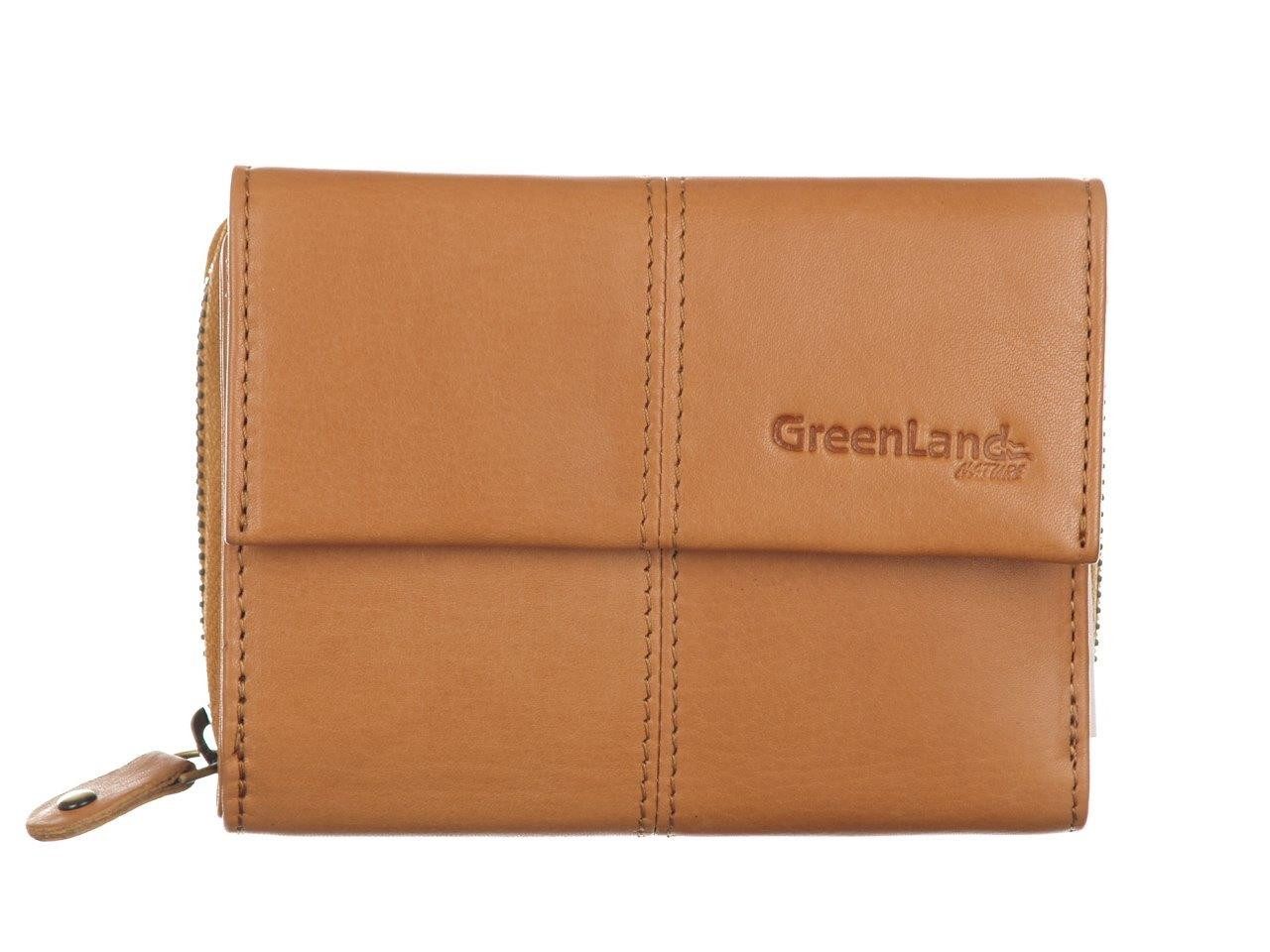 GreenLand Nature Portemonnee Portemonnee met ritssluiting, damesportemonnee, portemonnee dames portemonnees beige