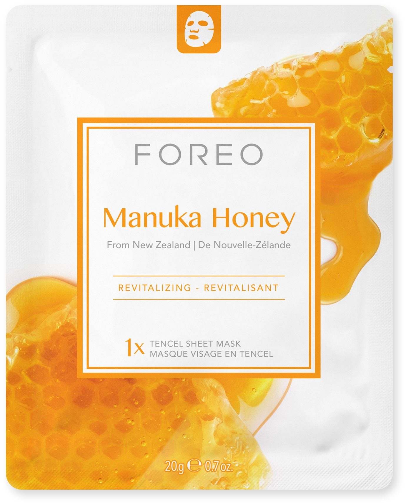 FOREO Gezichtsmasker Farm To Face Collection Sheet Masks Manuka Honey (3-delig)