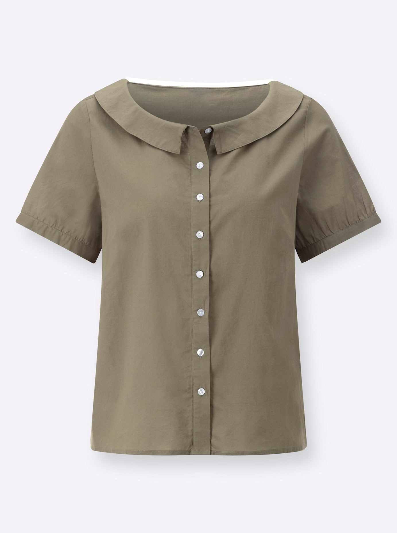 Classic Basics Blouse met korte mouwen