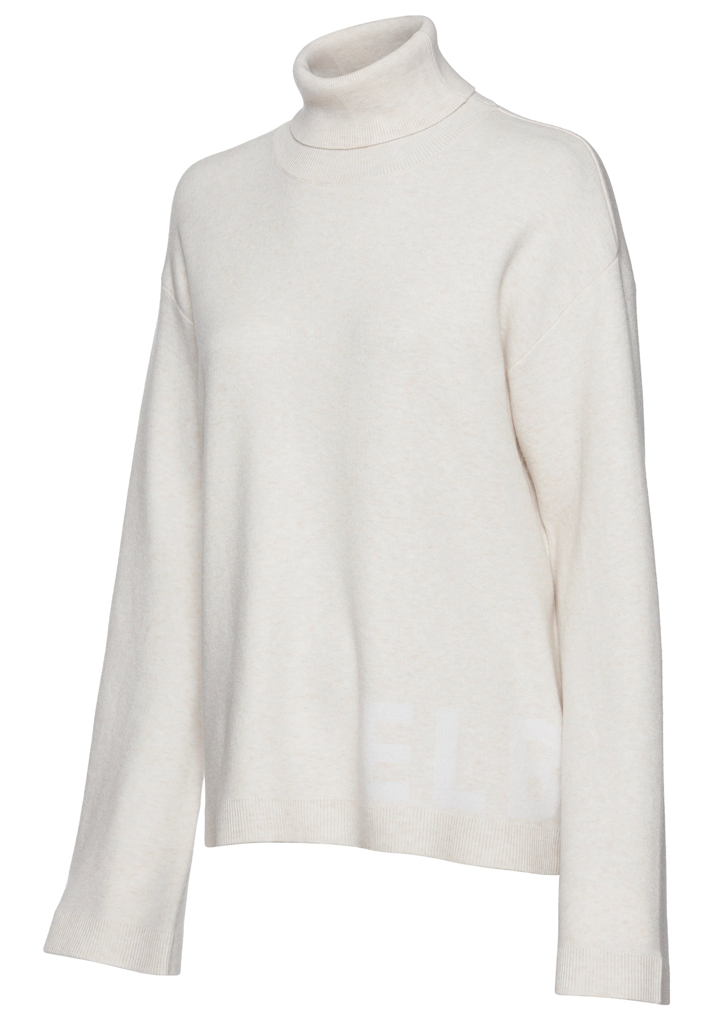 Elbsand Sweater Coltrui van hoogwaardige brei, loungewear