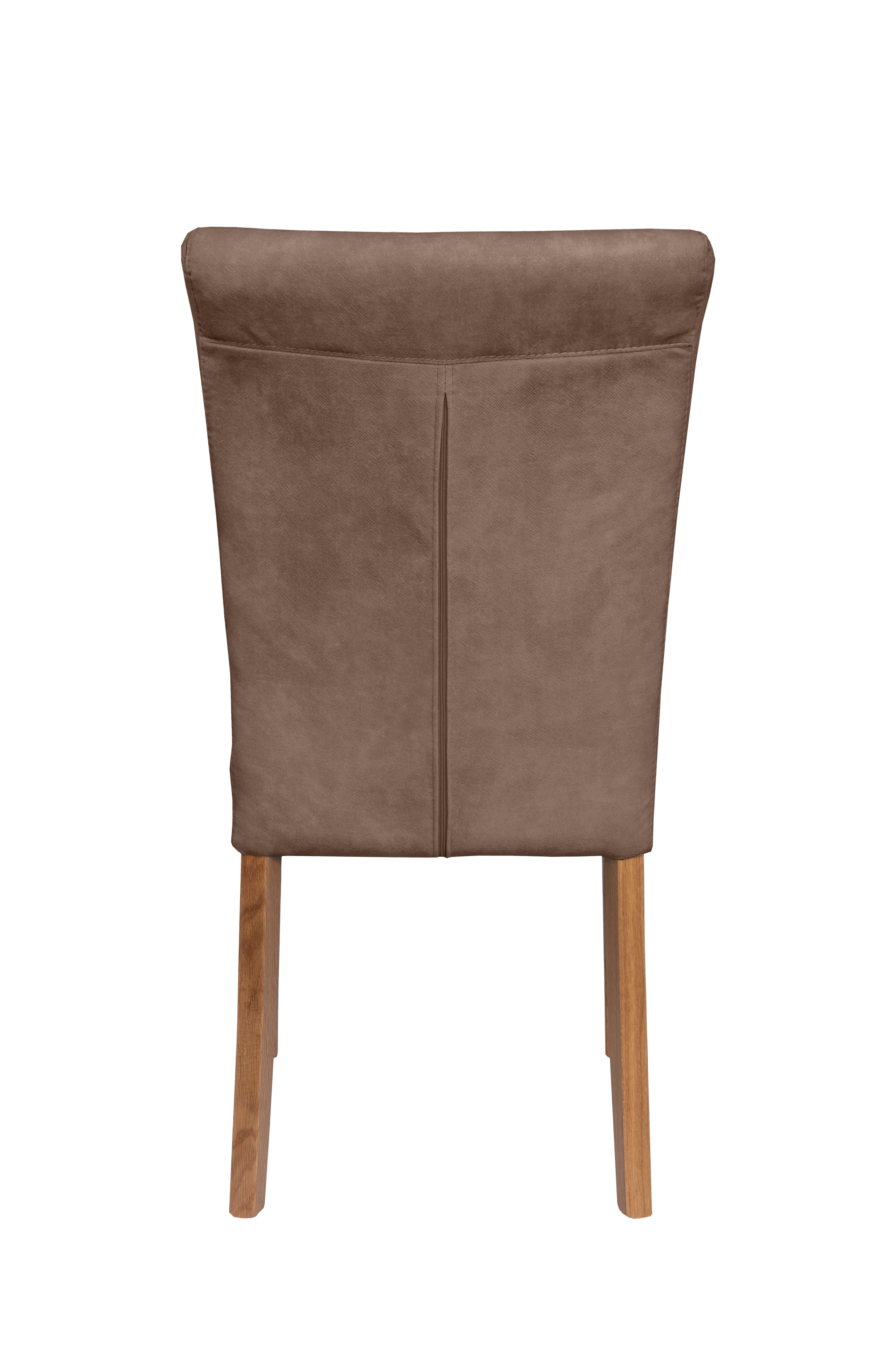 Home affaire Stoel met 4 poten Henry Zacht verdikte zitting en rugleuning (set, 2 stuks)