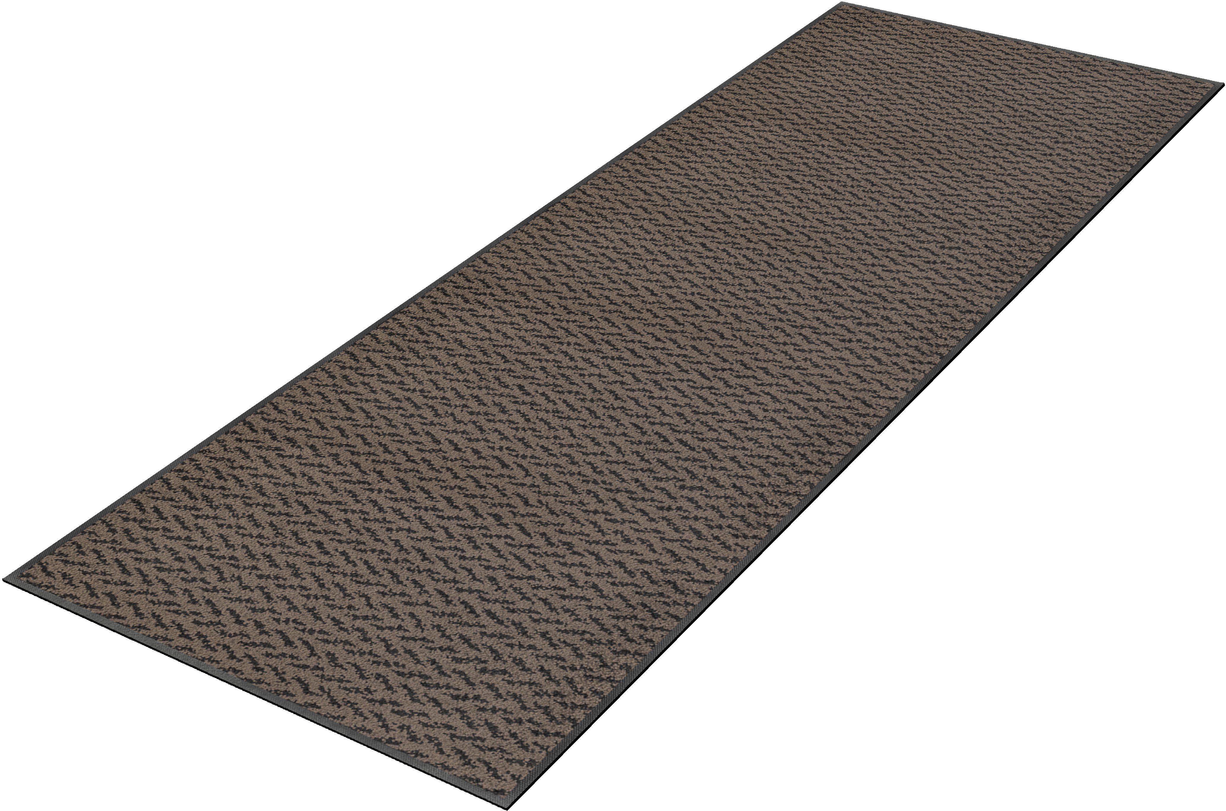 wash+dry by Kleen-Tex Loper Duo Mocha Inloopmatten, antislip, geschikt voor binnen en buiten, wasbaar lopers bruin