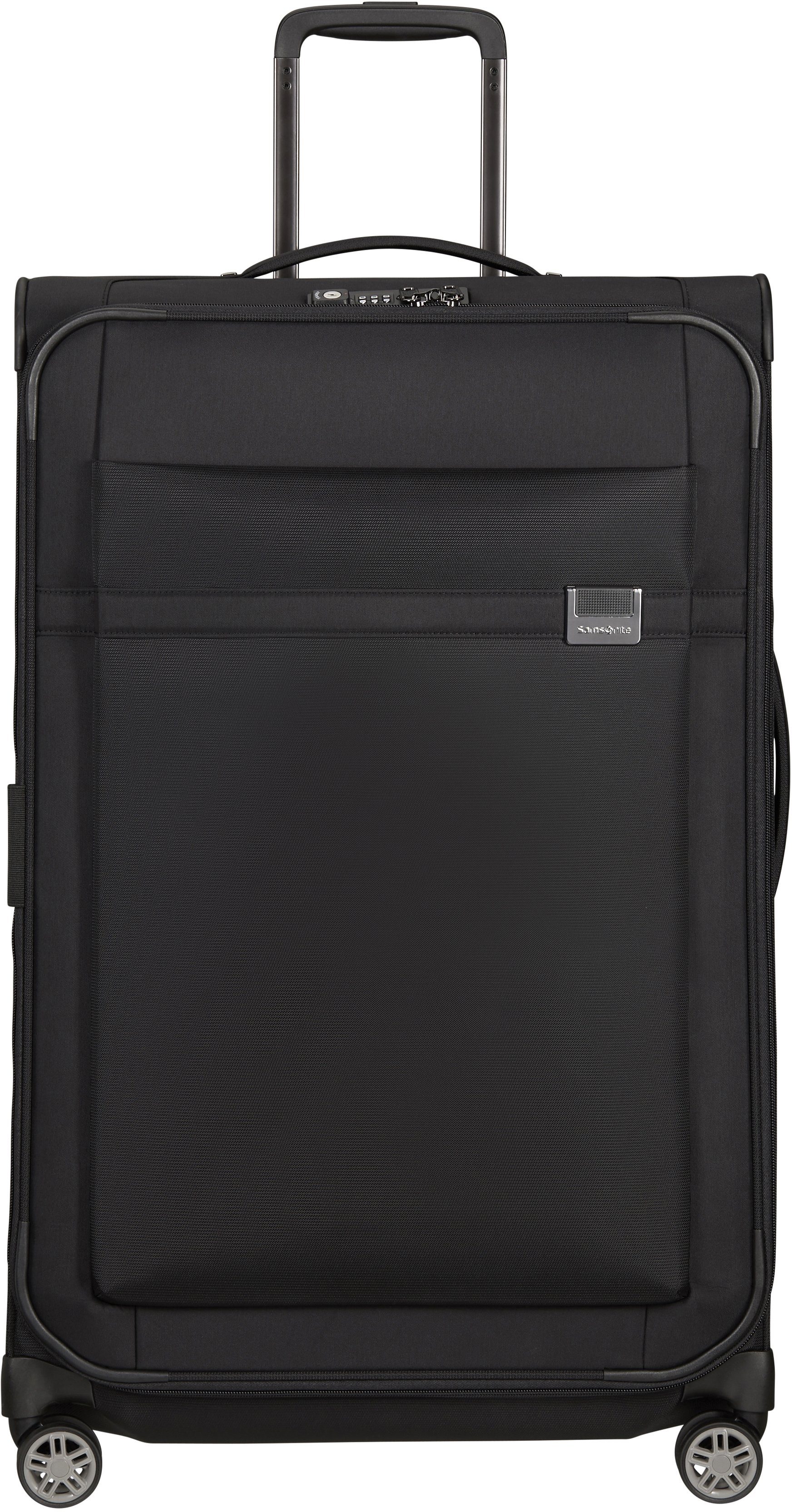 Samsonite Zachte bagage trolley Zachte schaal koffer grote koffer reiskoffer met volumevergroting unisex koffers & reistassen maat - zwart