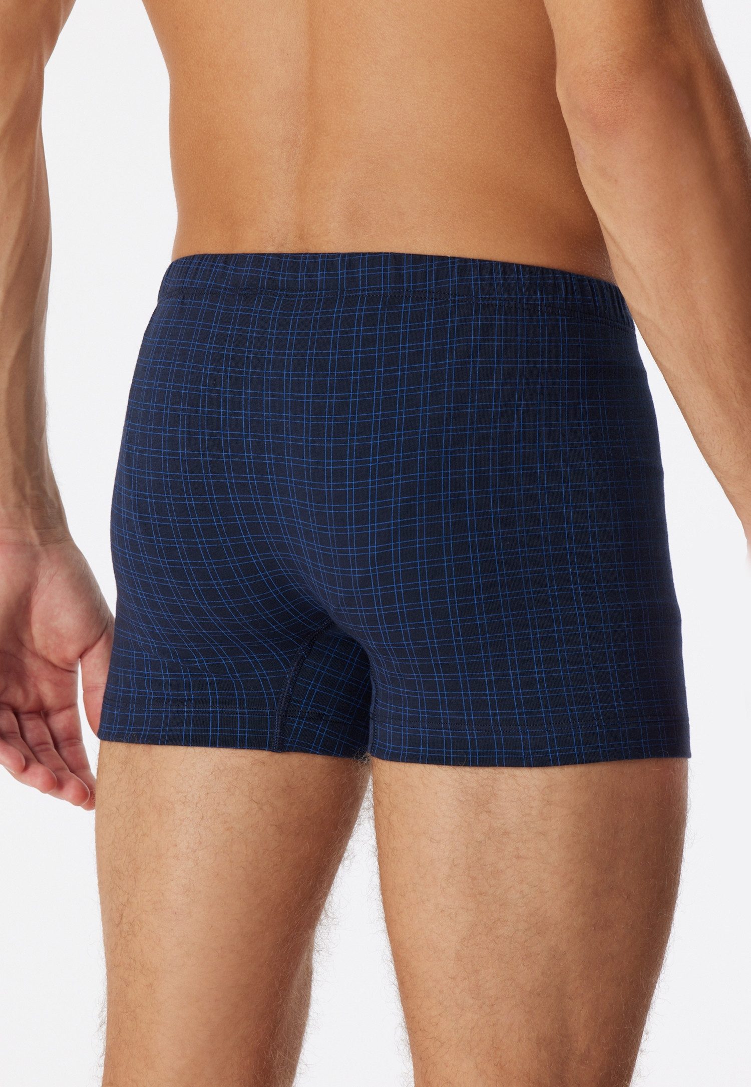 Schiesser Boxershort Cotton Casual zonder gulp, geruit
