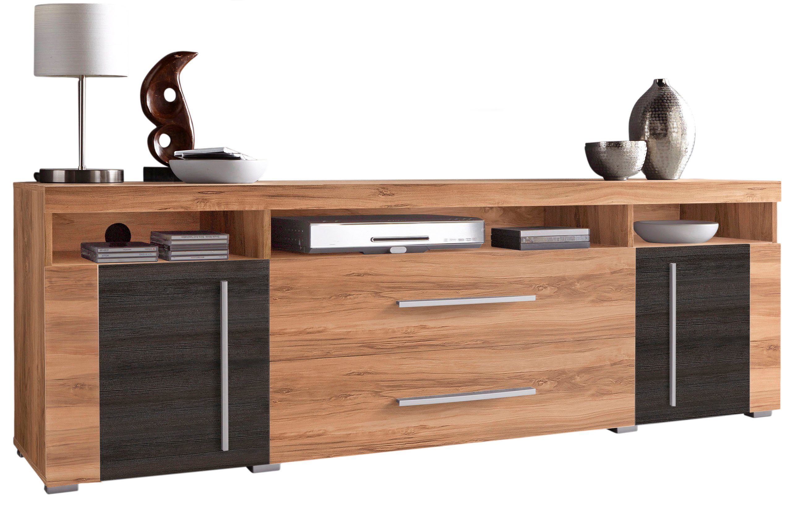 INOSIGN Tv-meubel Roger, breedte 182 cm, stijlvolle TV-kast, 2 deuren 2 laden