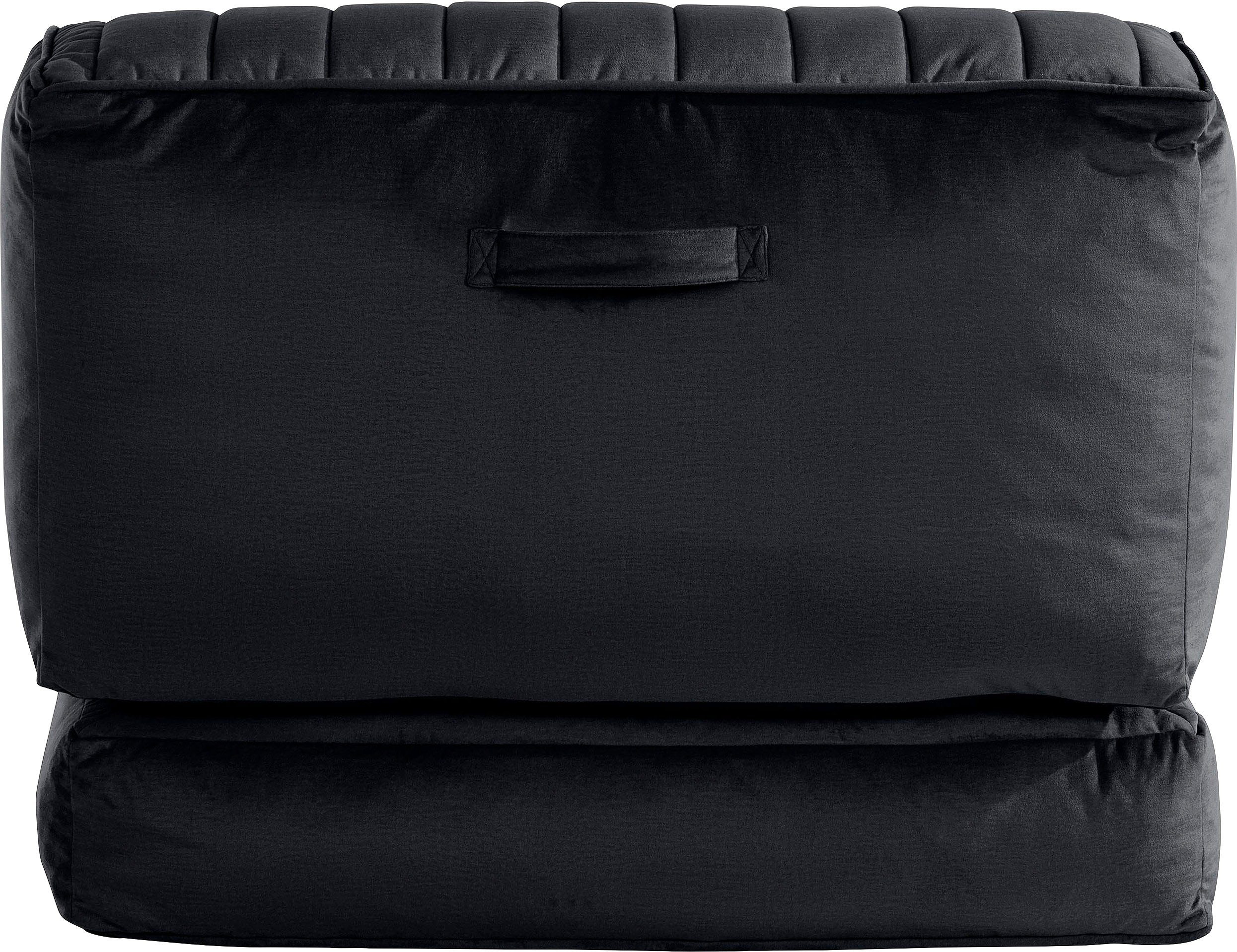 Leonique Relaxfauteuil POLLY Loungestoel met slaapfunctie, perfect als logeerbed, divan