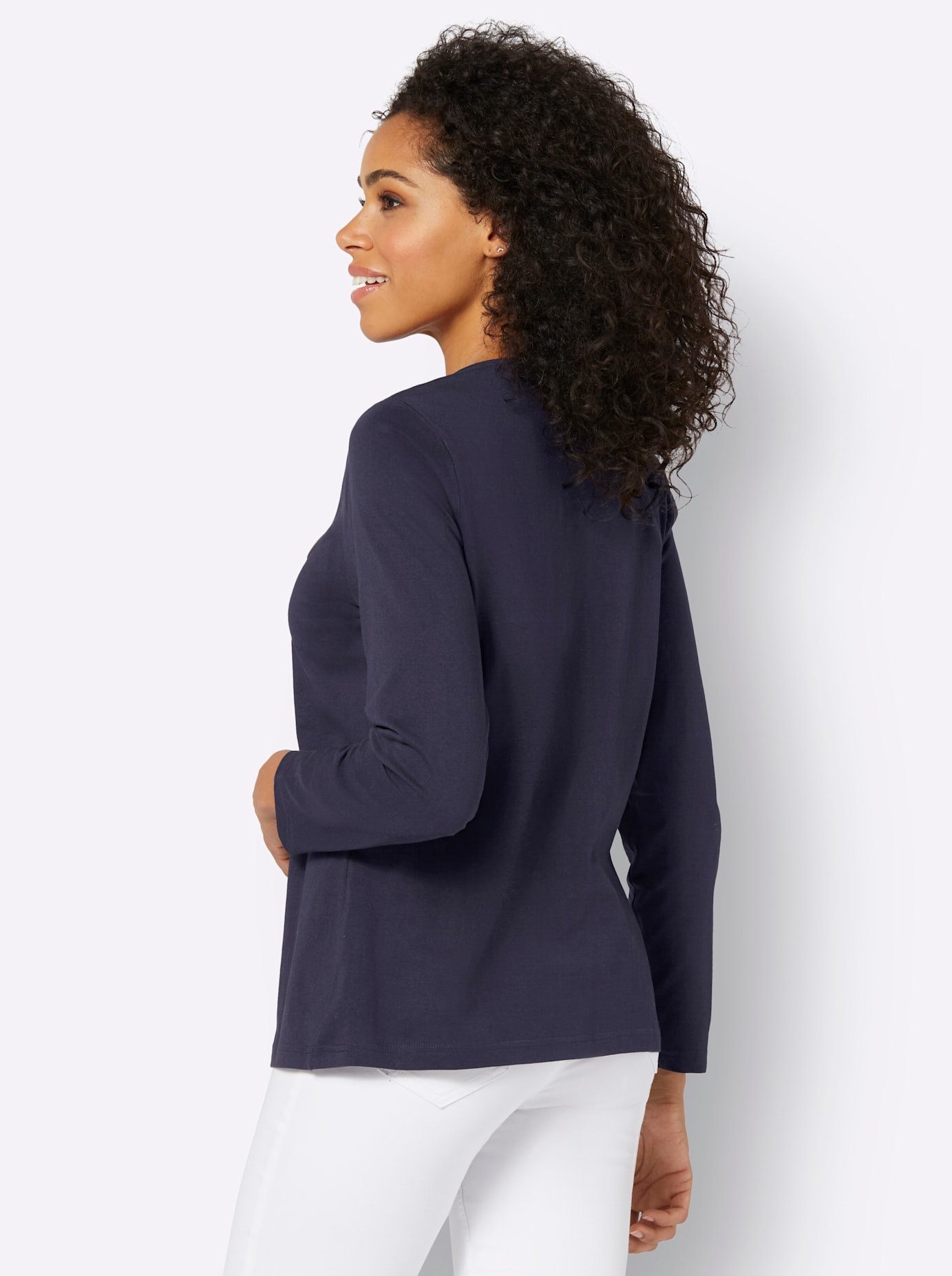 Casual Looks Shirt met ronde hals Shirt (1-delig)