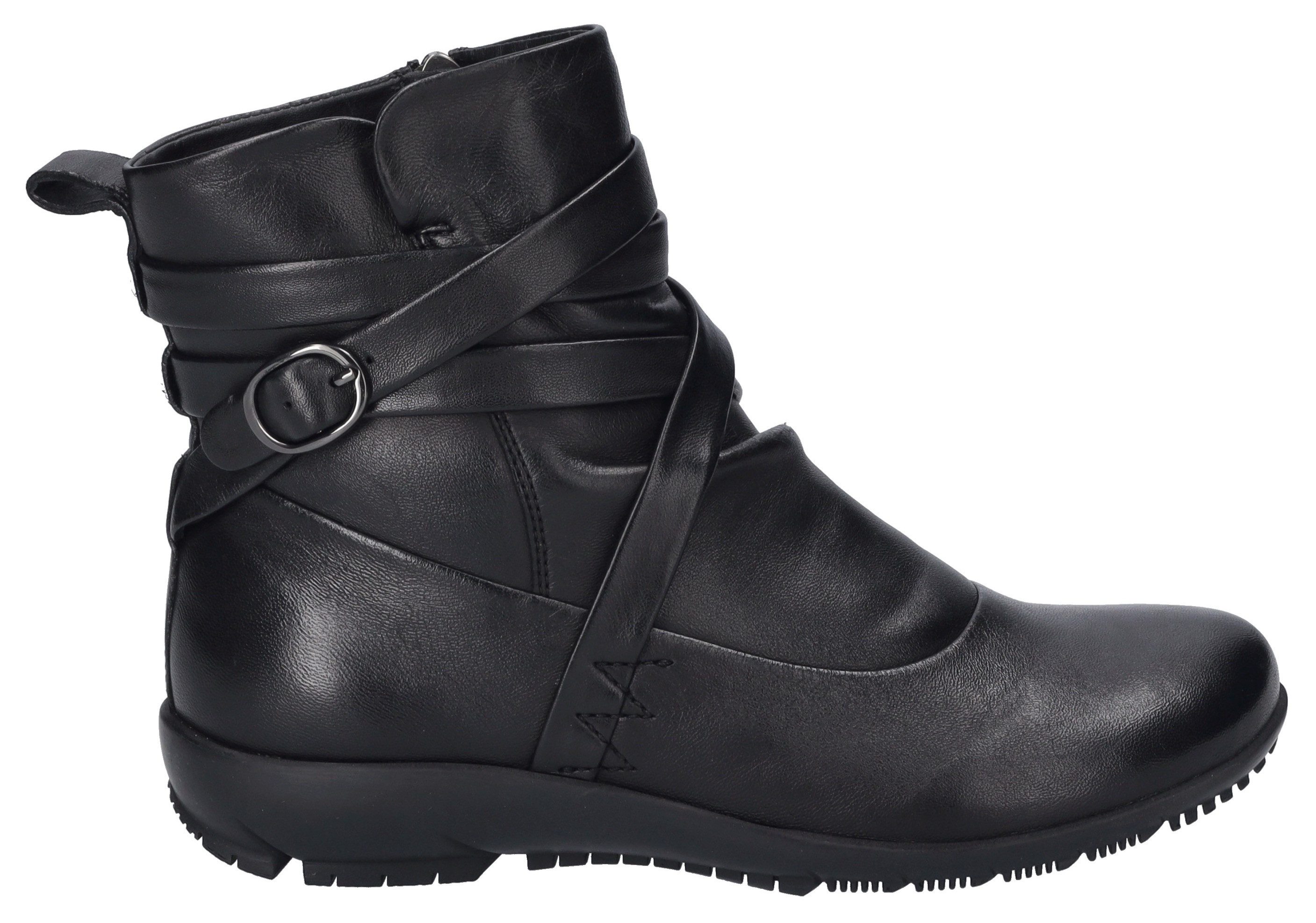 Josef Seibel Laarsjes Charlotte 11 Boots, winterboots, laarzen met modieuze plooien