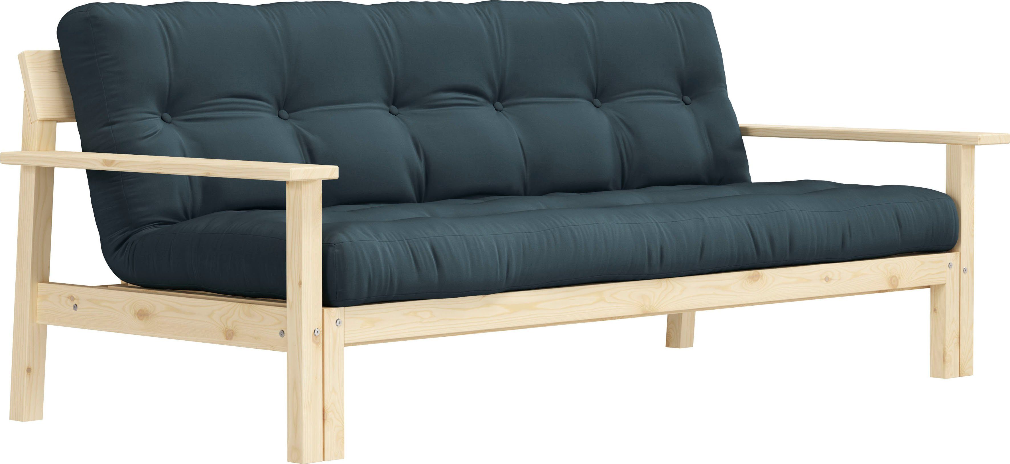 Karup Slaapbank Unwind Met houtstructuur, incl. futonmatras, ligoppervlak 130x190 cm