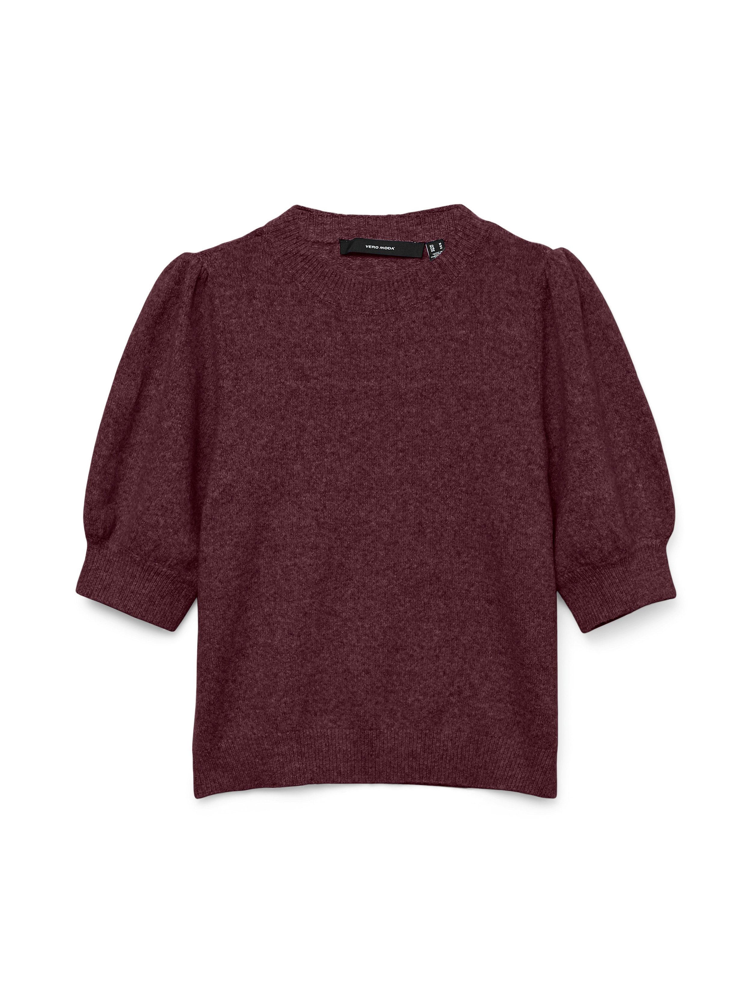 Vero Moda Gebreide trui VMDOFFY 2/4 O-NECK PULLOVER GA NOOS