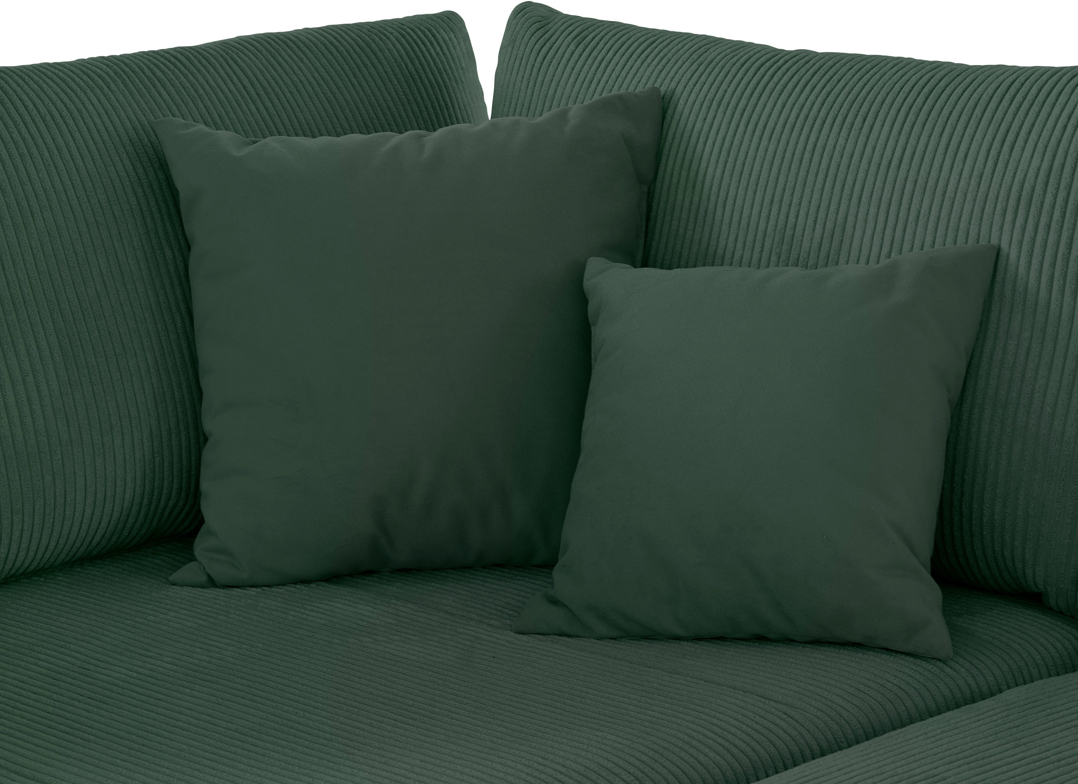 INOSIGN Hoekbank Boxspringbed Night & Day L-vorm met permanente slaapfunctie met armleuning