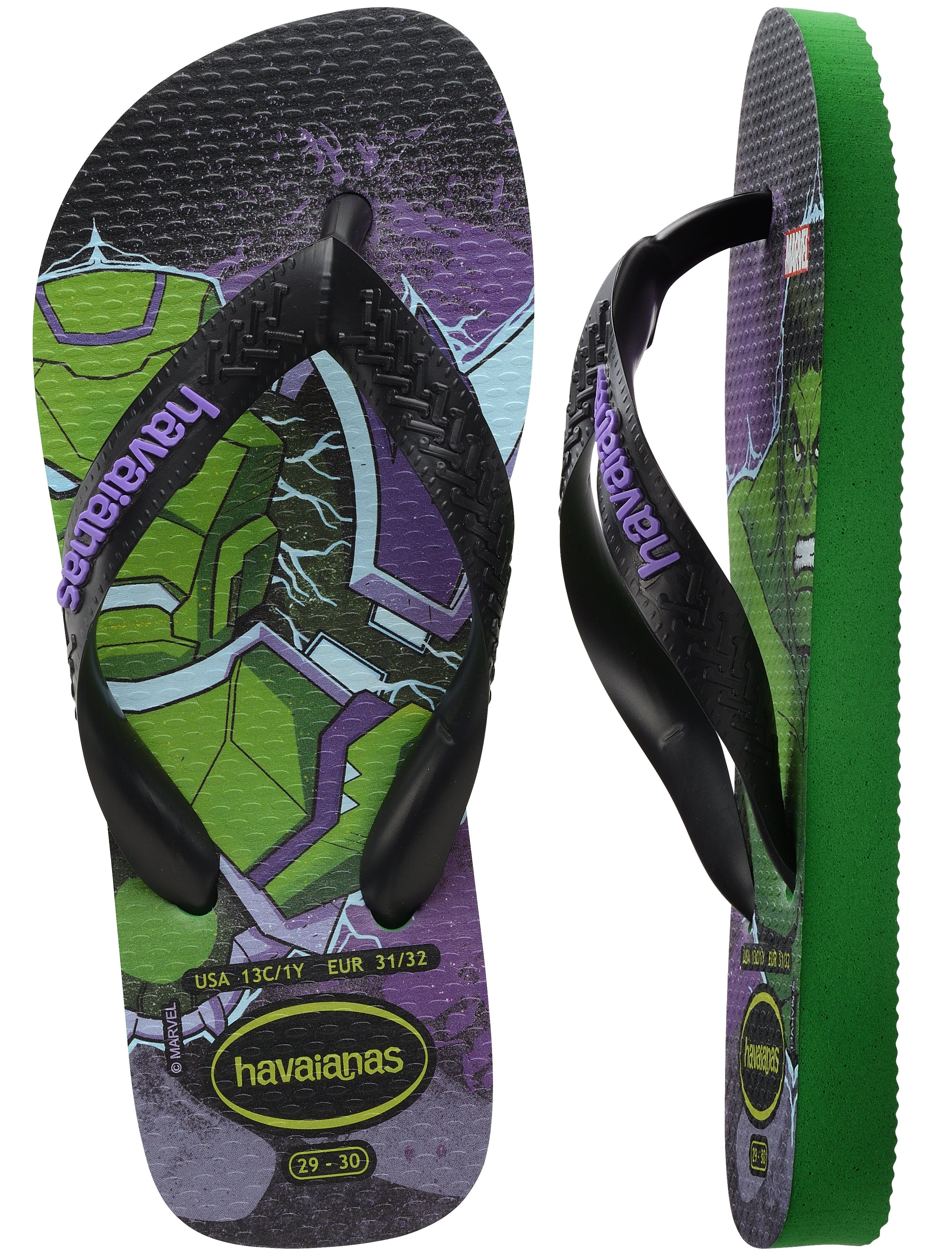 Havaianas Teenslippers KIDS TOP MARVEL 2 , zomerschoenen, badschoen, vakantie, met coole marvel-print