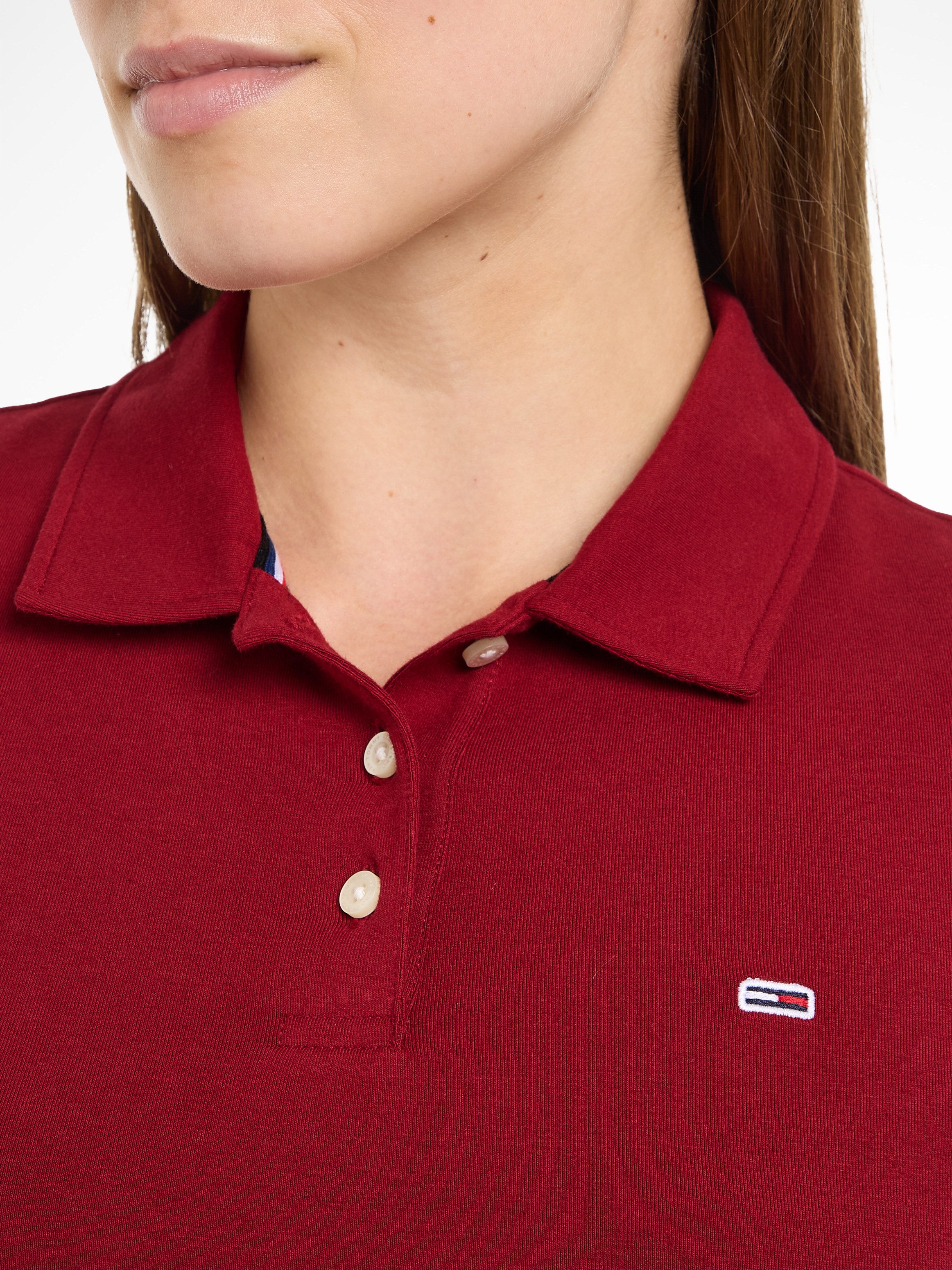 TOMMY JEANS Poloshirt met korte knoopsluiting
