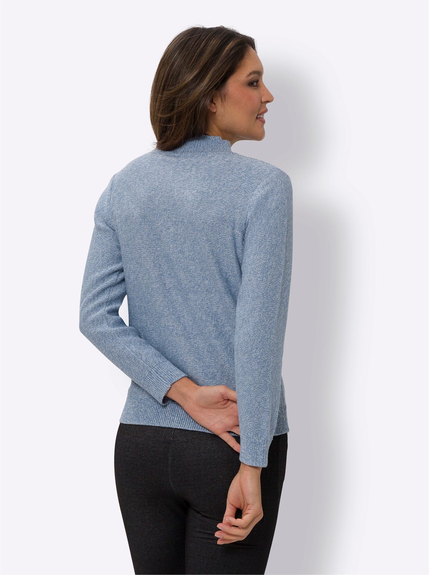 Classic Basics Gebreide Trui met opstaande kraag