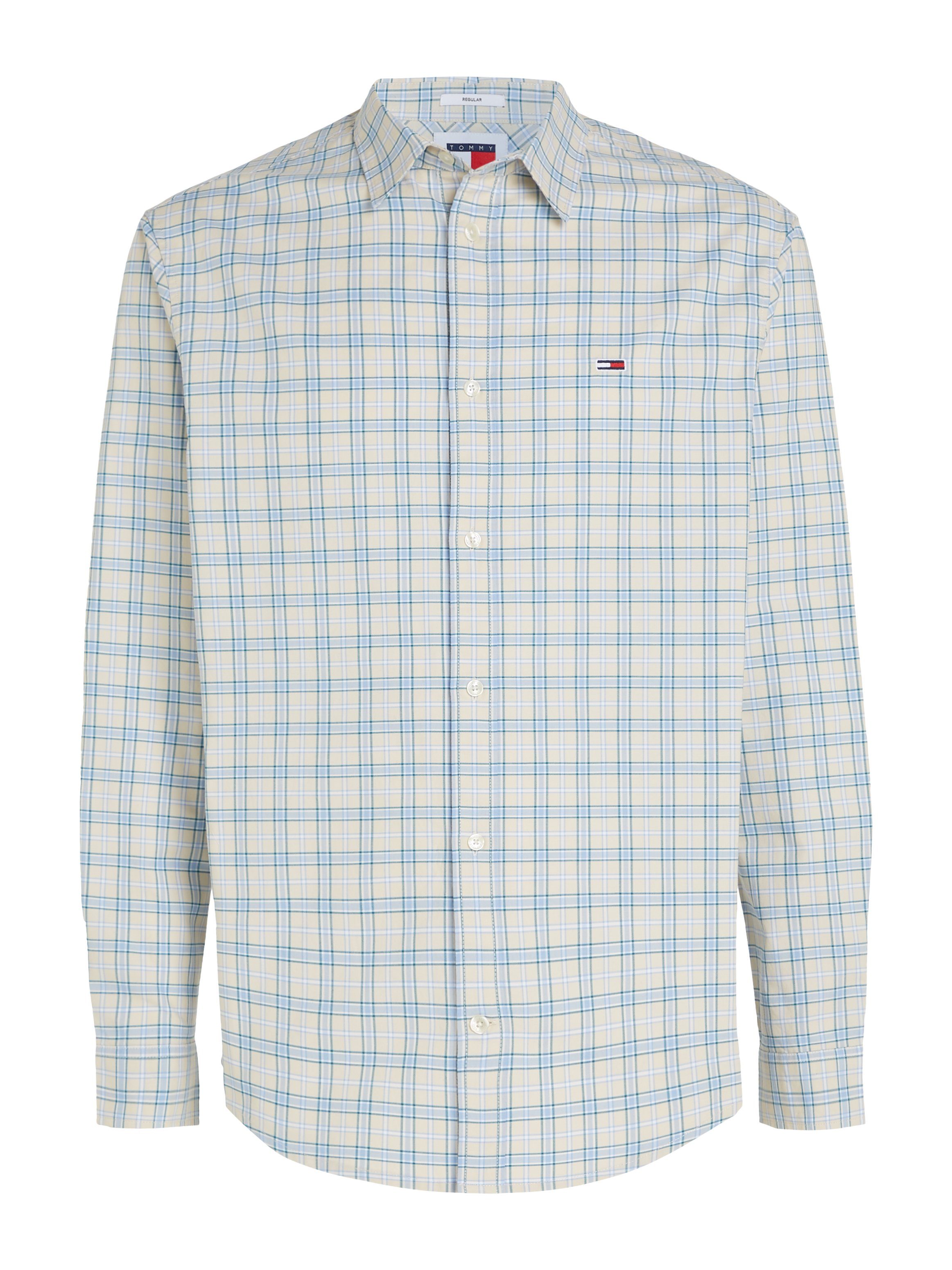 TOMMY JEANS Overhemd met lange mouwen TJM REG OXFORD CHECK SHIRT