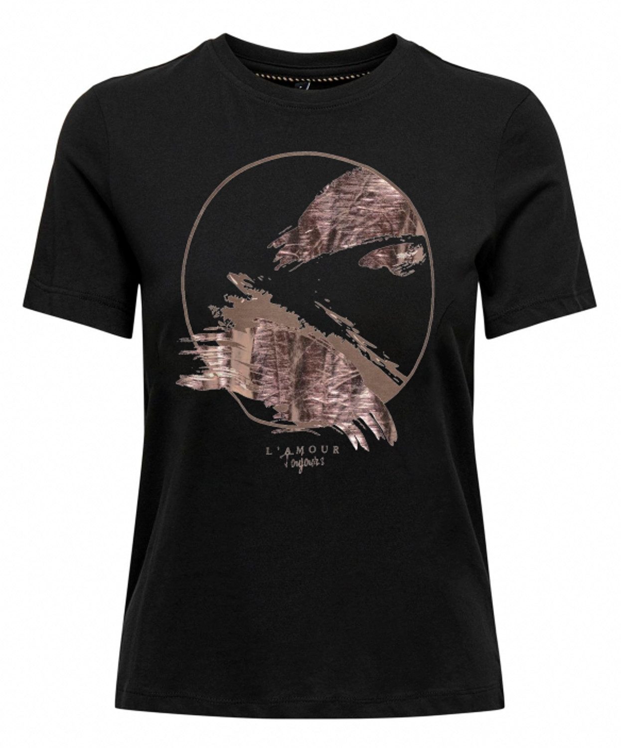 Only Shirt met korte mouwen ONLKITA LIFE REG S S MIX TOP CS JRS EX.
