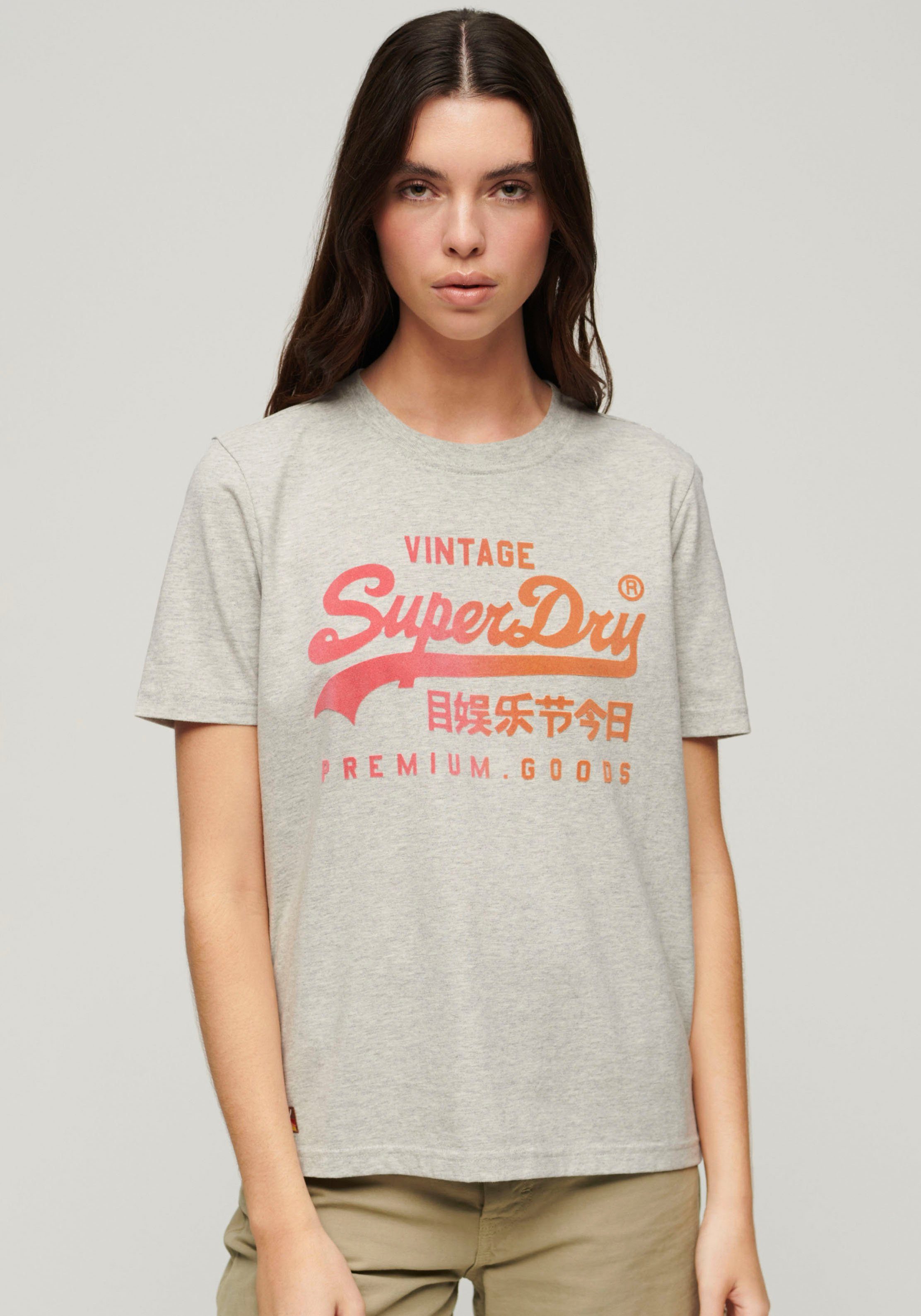 Superdry T-shirt TONAL VL GRAPHIC RELAXED TEE