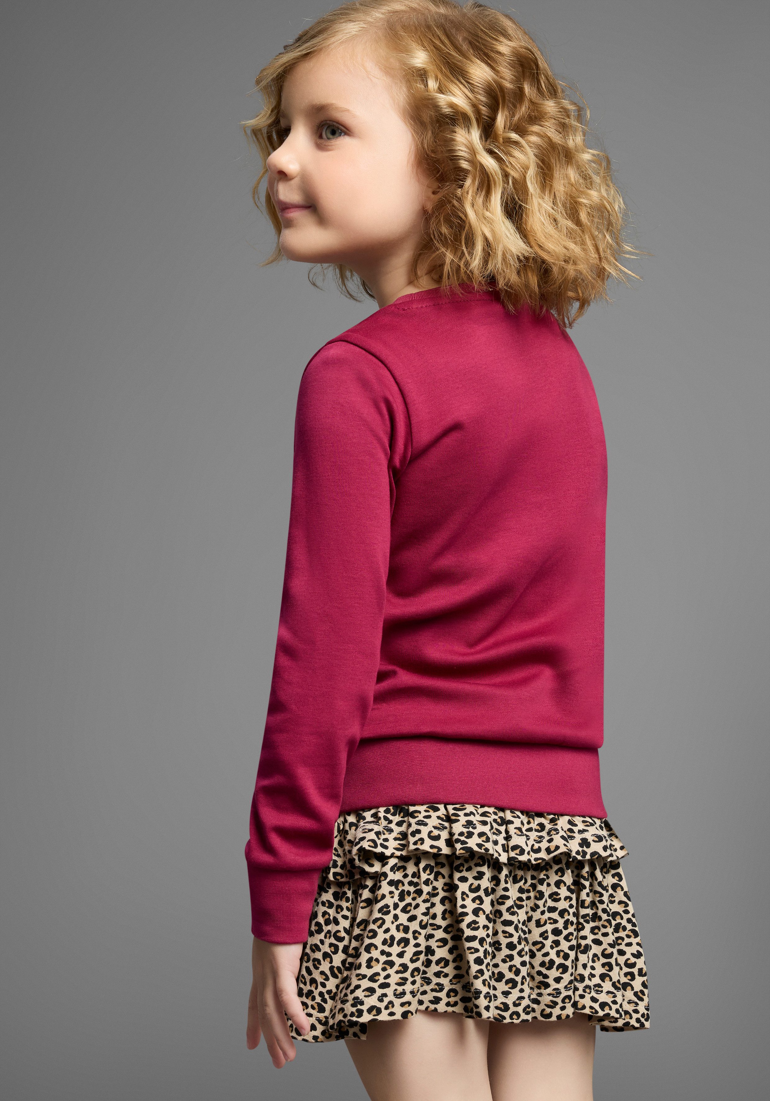 KIDSWORLD Shirt met lange mouwen YOU CAN CALL ME PRINCESS Lange mouwen, basic pasvorm, bedrukt, ronde hals