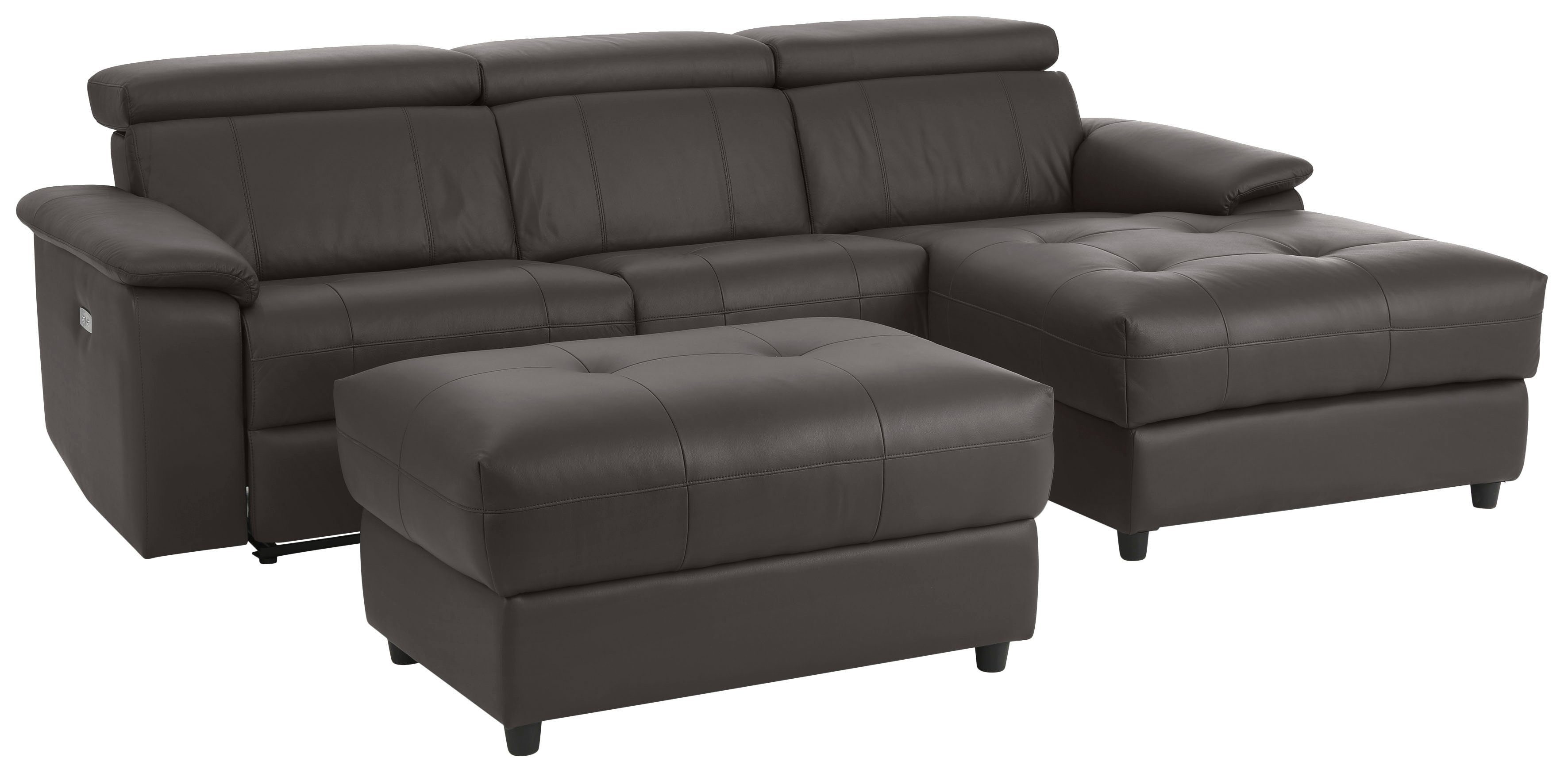 Home affaire Hoekbank Binado, L-vorm, met handmatige of elektrische relaxfunctie met usb-aansluiting