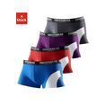 authentic underwear boxershort met een contrastkleurige inzet (4 stuks) blauw