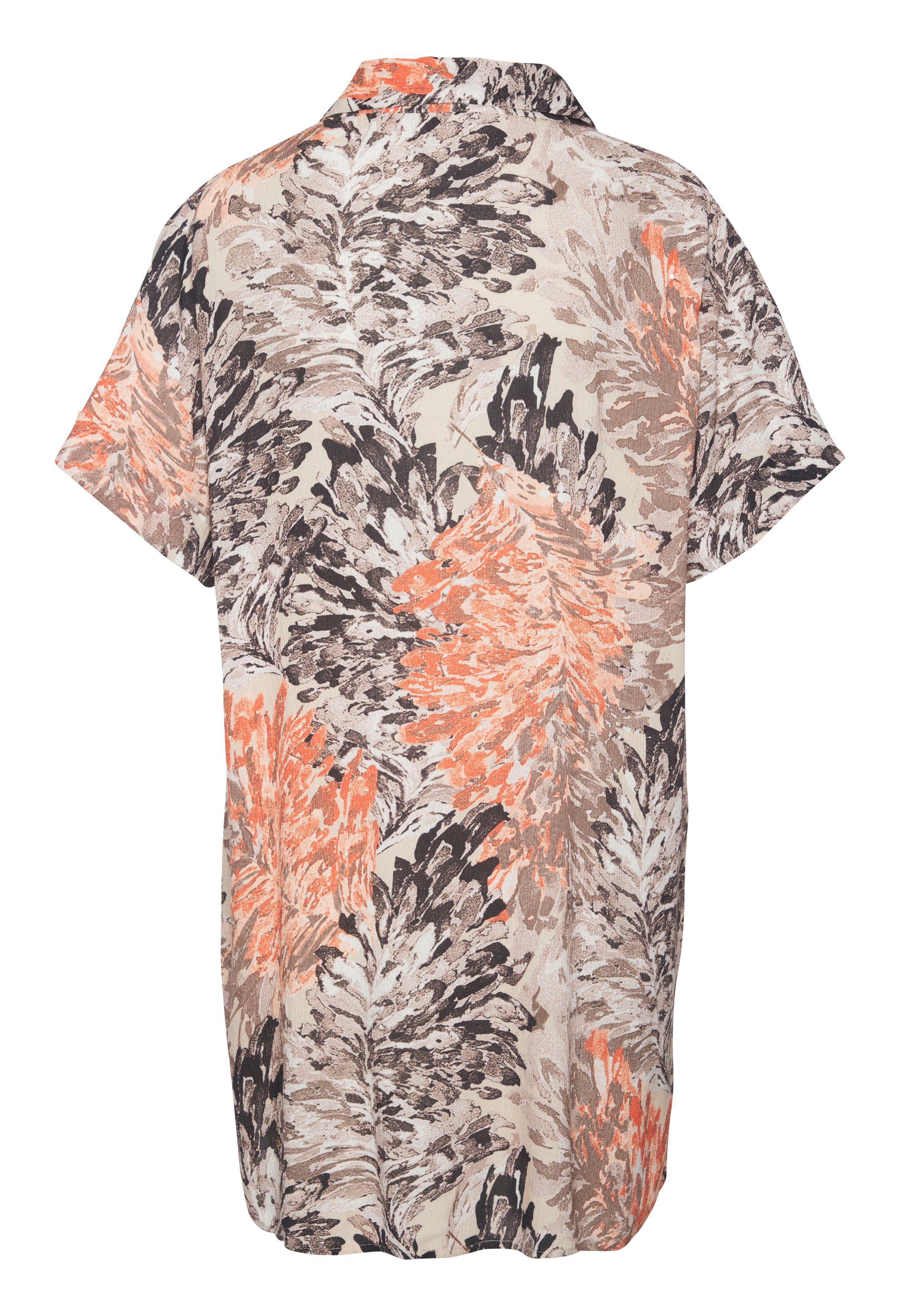 Lascana Lange blouse met bloemenprint