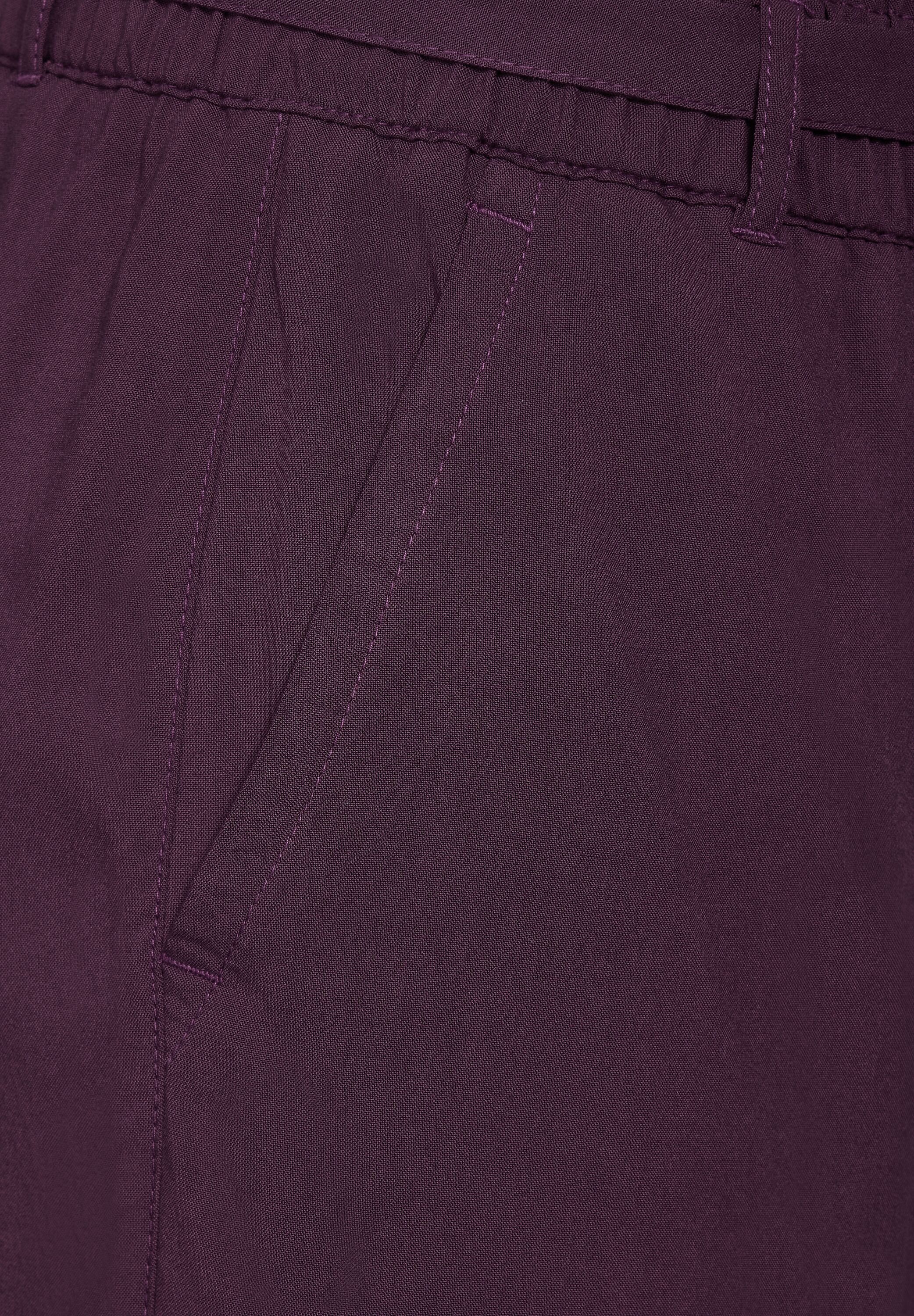 STREET ONE Paperbag-broek met een bindceintuur
