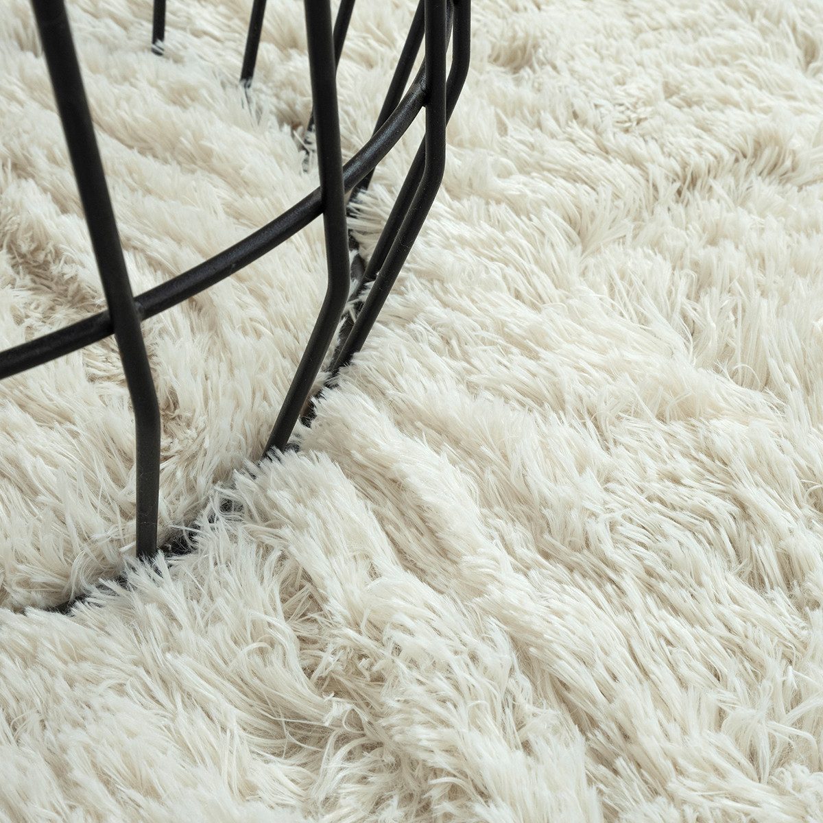 The carpet Vloerkleed Soft Shaggy Fluffy hoogpolig tapijt, woonkamer, antislip onderkant