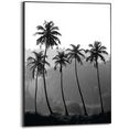 reinders! artprint slim frame black 50x70 high palms zwart