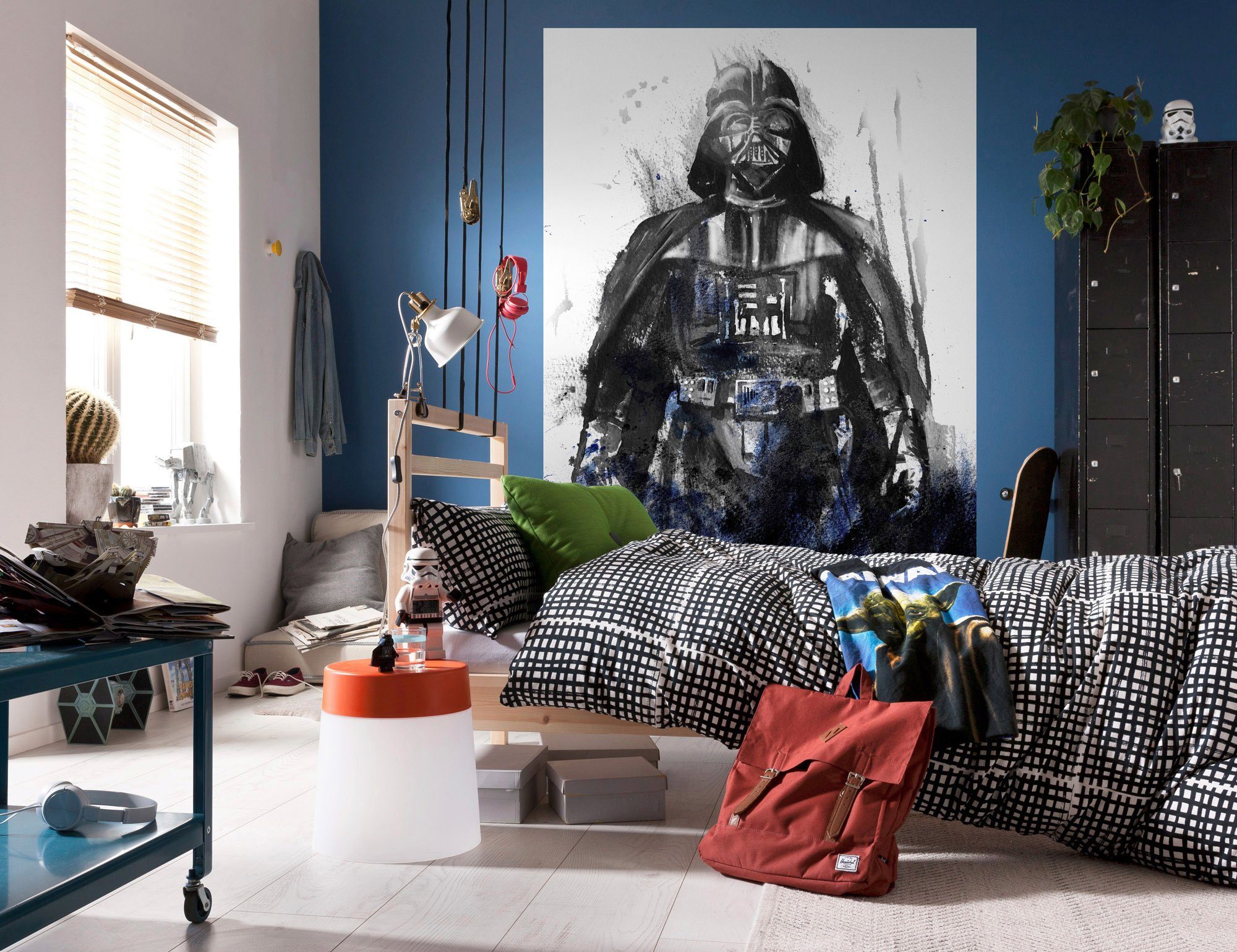 Komar Vliesbehang Digitale print vlies - Star Wars Watercolor Vader - Afmeting 200 x 280 cm