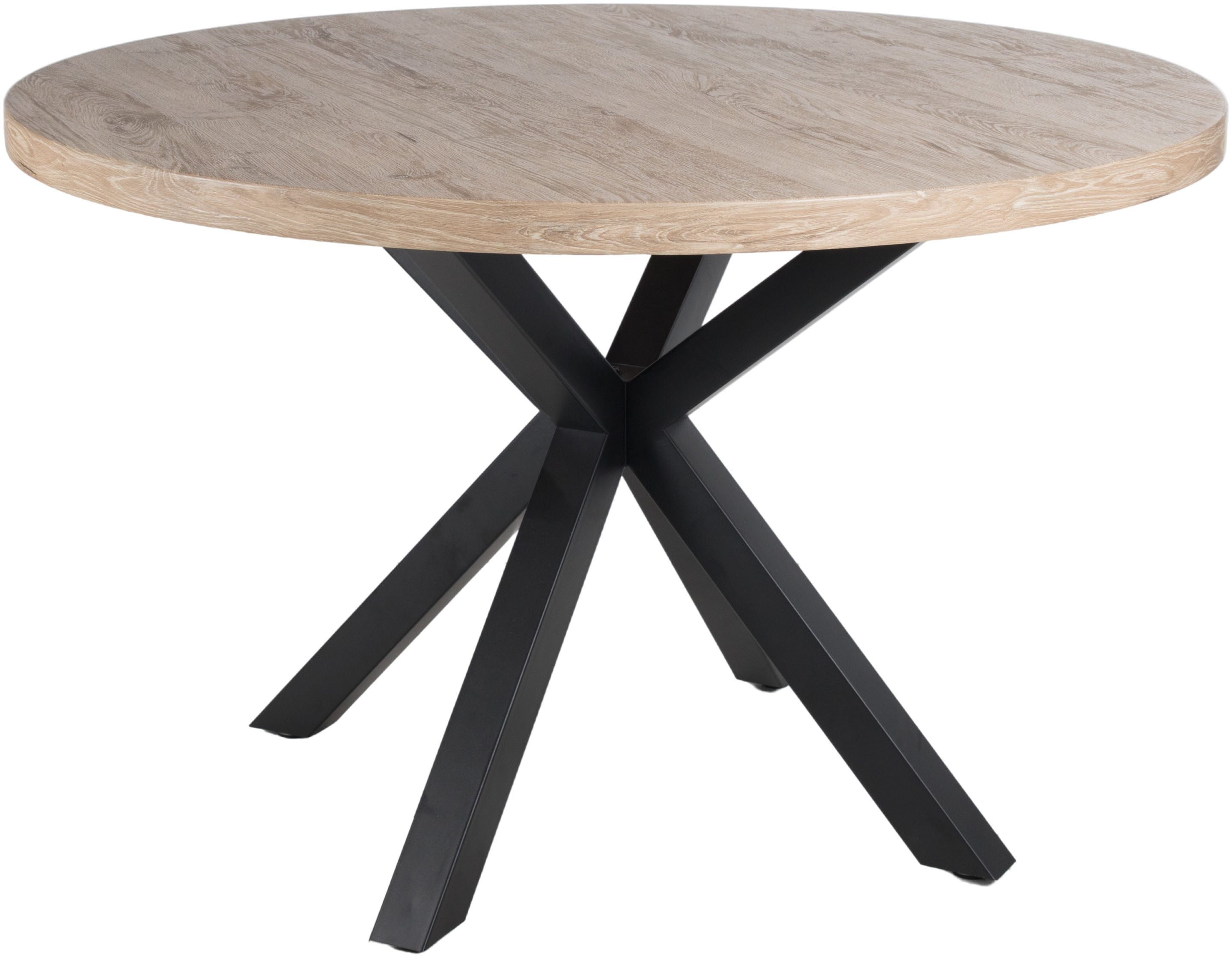 Duo Collection Eethoek Eetkamergroep Damira & Iris Ø 120 cm, massief metalen frame, tot 100 kg belastbaar (set, 5-delig)