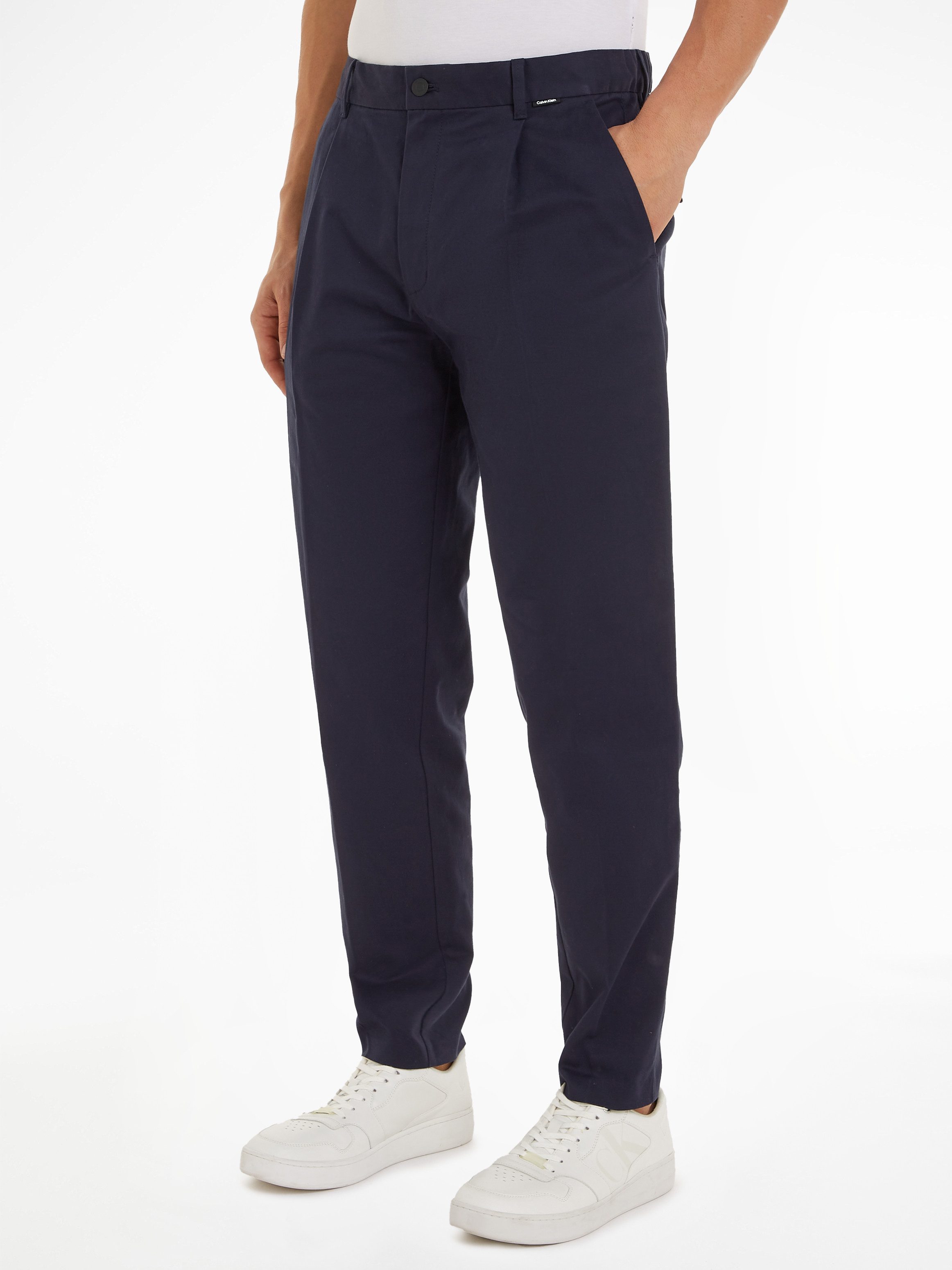 Calvin Klein Pantalon met vouw