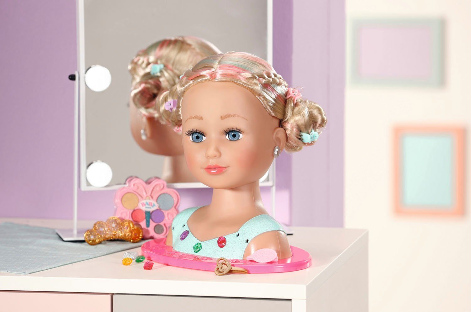 Baby Born Kaphoofd Sister styling head prinses