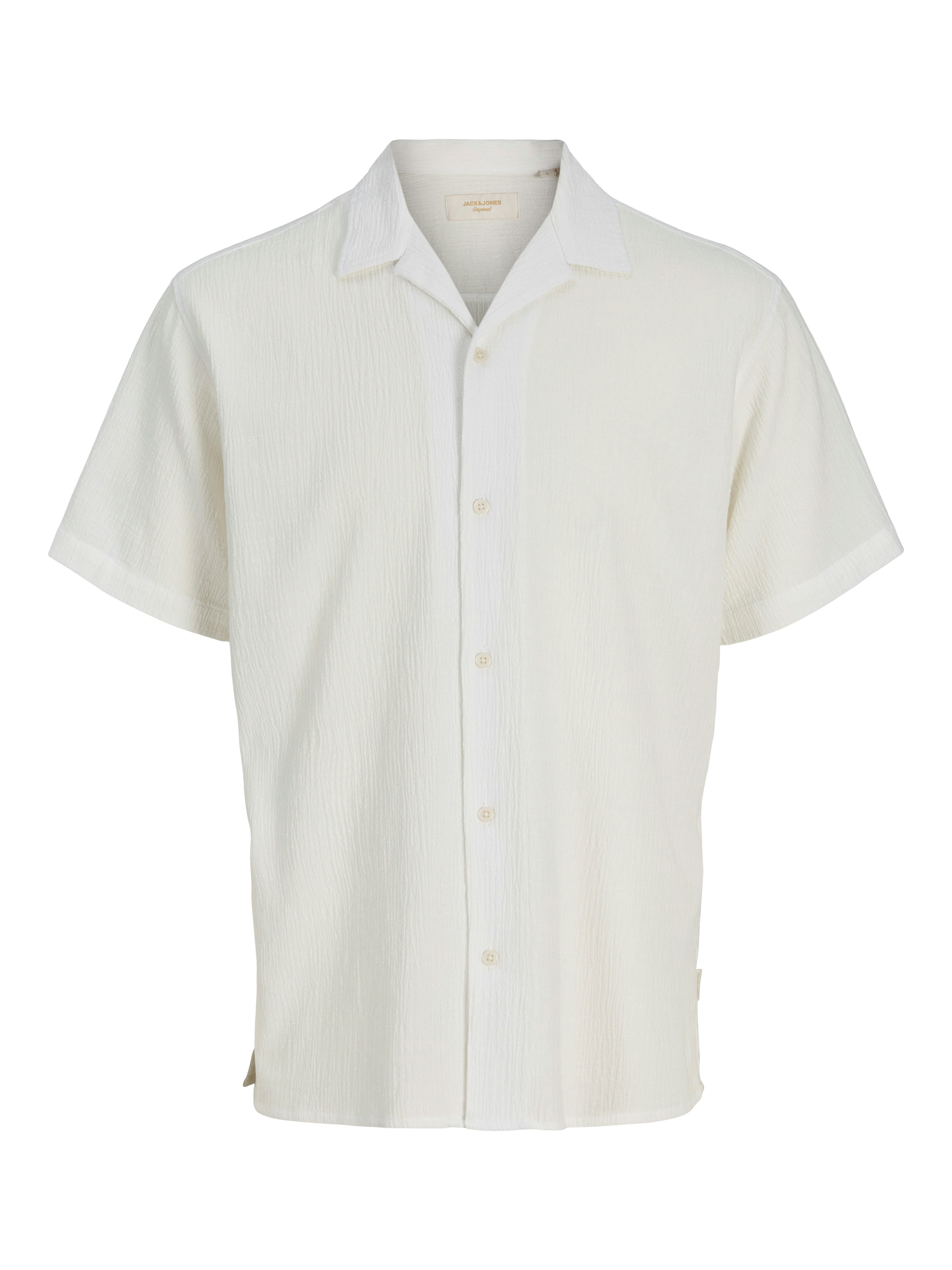 Jack & Jones Overhemd met korte mouwen JORLUKE CRINKLE RESORT SHIRT SS SN