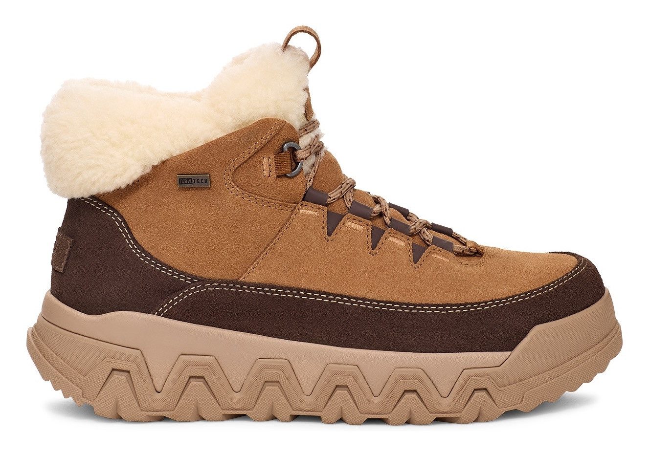 UGG Winterlaarzen TERRE TRAIL COZY LACE Plateaboots, winterlaarzen met gevoerde schacht